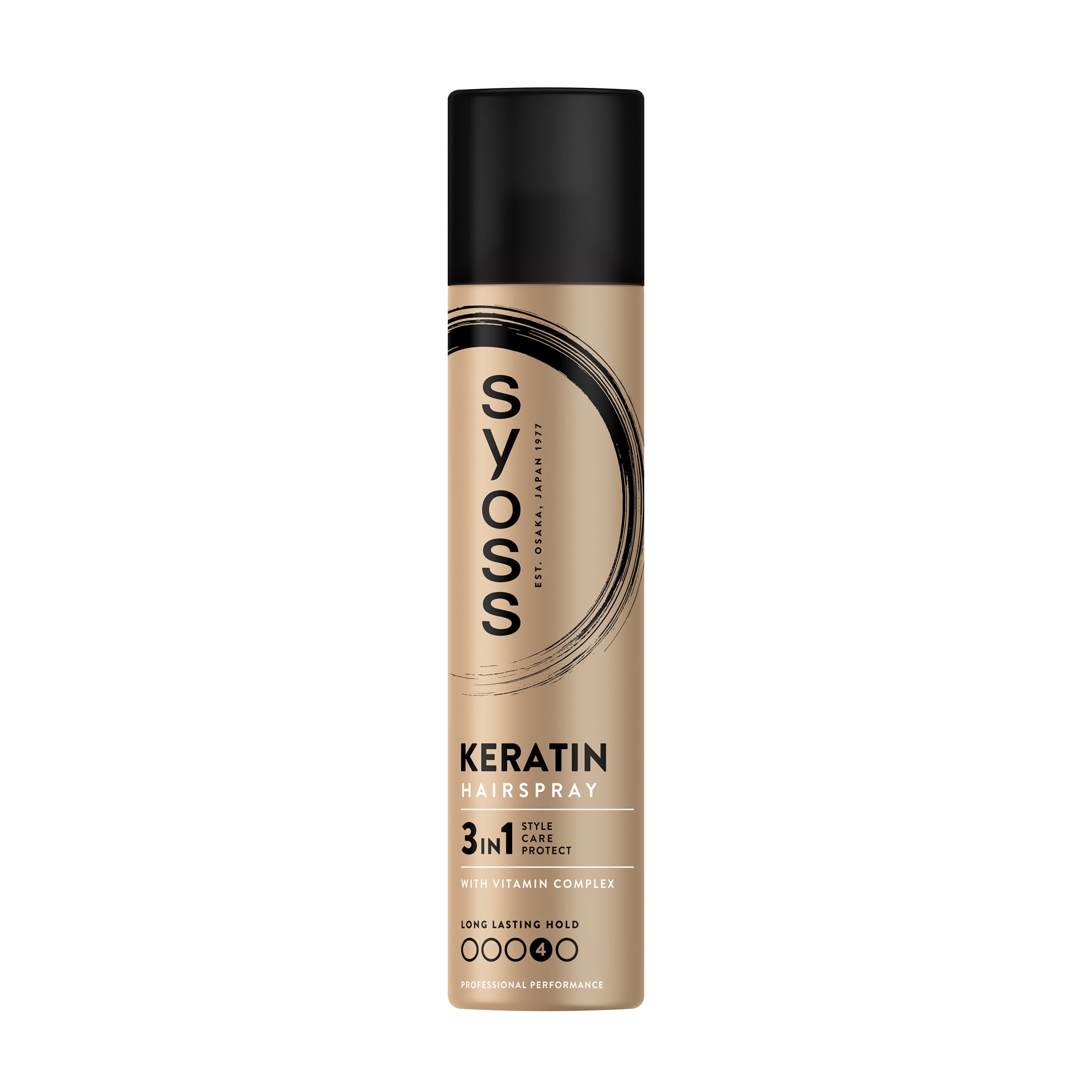 Лак для волосся SYOSS Keratin Hairspray фіксація 4 (екстрасильна), 300 мл