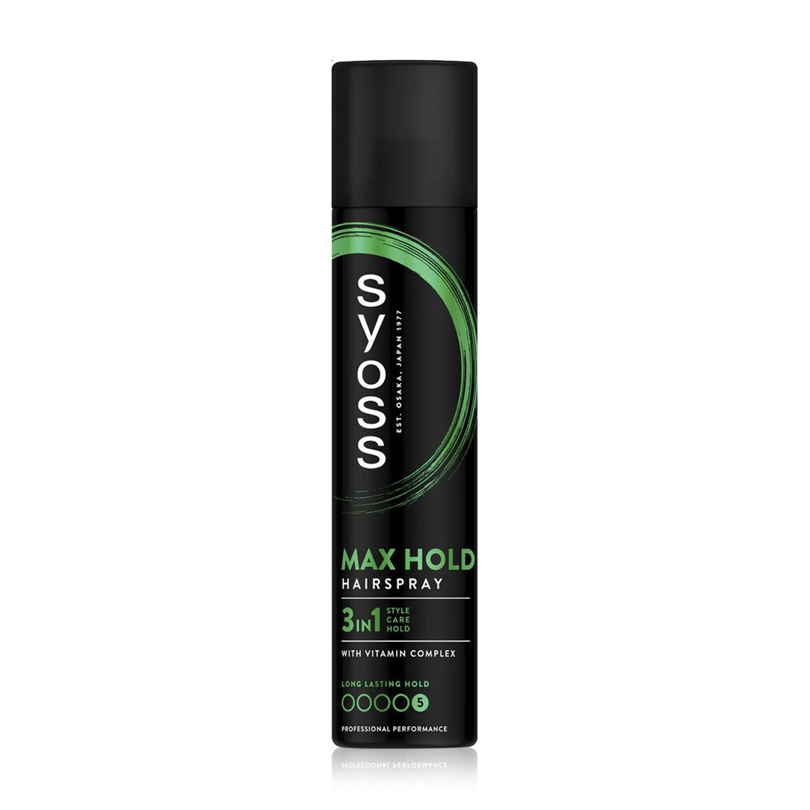 Лак для волосся SYOSS Max Hold Hairspray фіксація 5 (максимально сильна), 300 мл