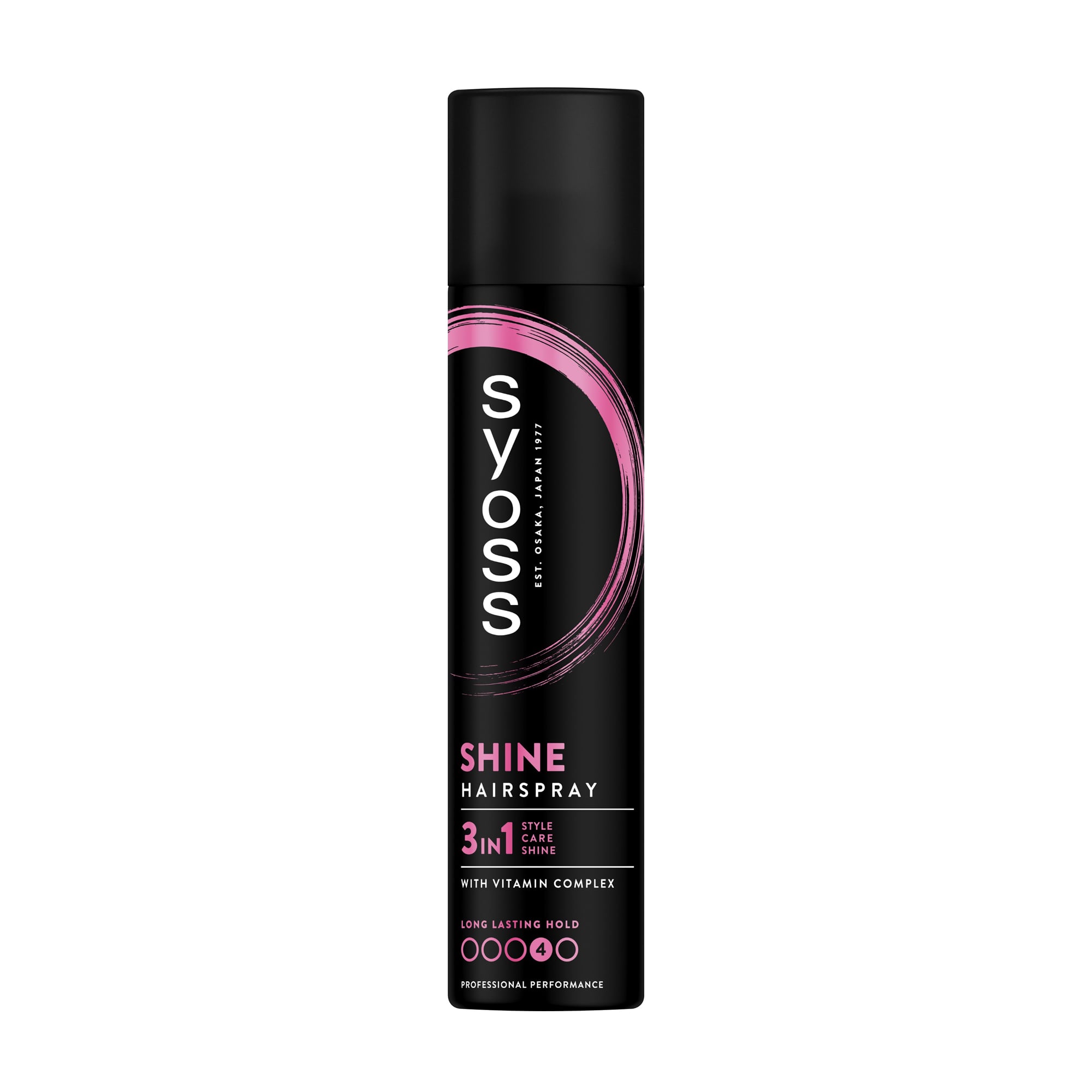 Лак для волосся SYOSS Shine Hairspray фіксація 4 (екстрасильна), 300 мл