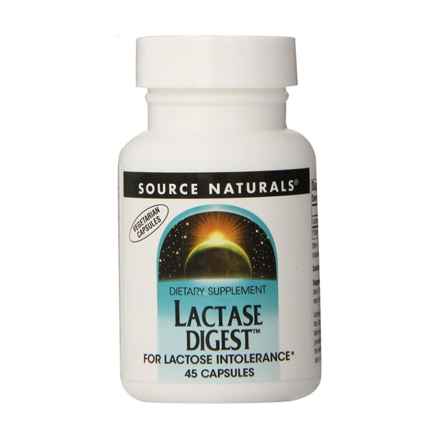 Лактаза Source Naturals Lactase Digest, 45 капсул