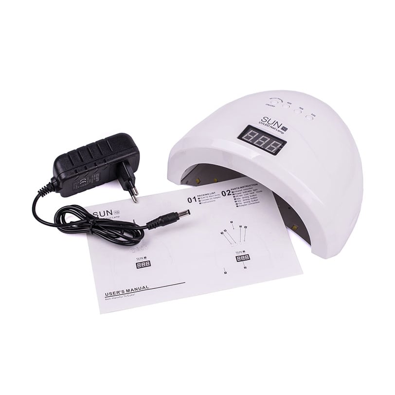 Лампа для гель-лаку Sun 1S UV/LED Біла, 48 Вт