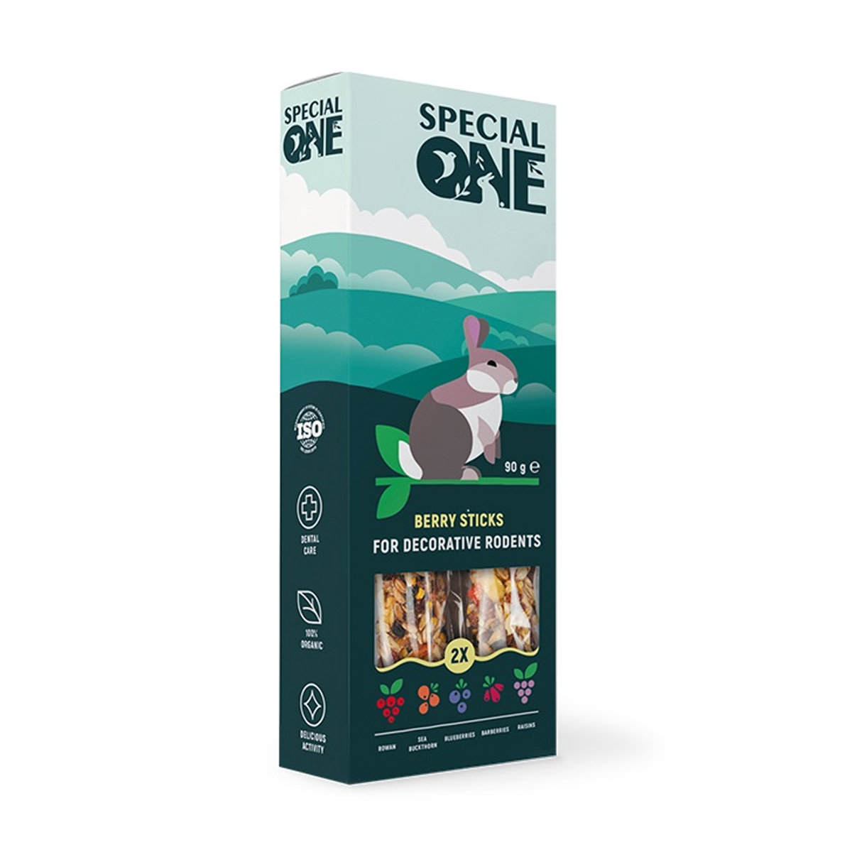 Ласощі для гризунів Special One Ягідні палички, 90 г