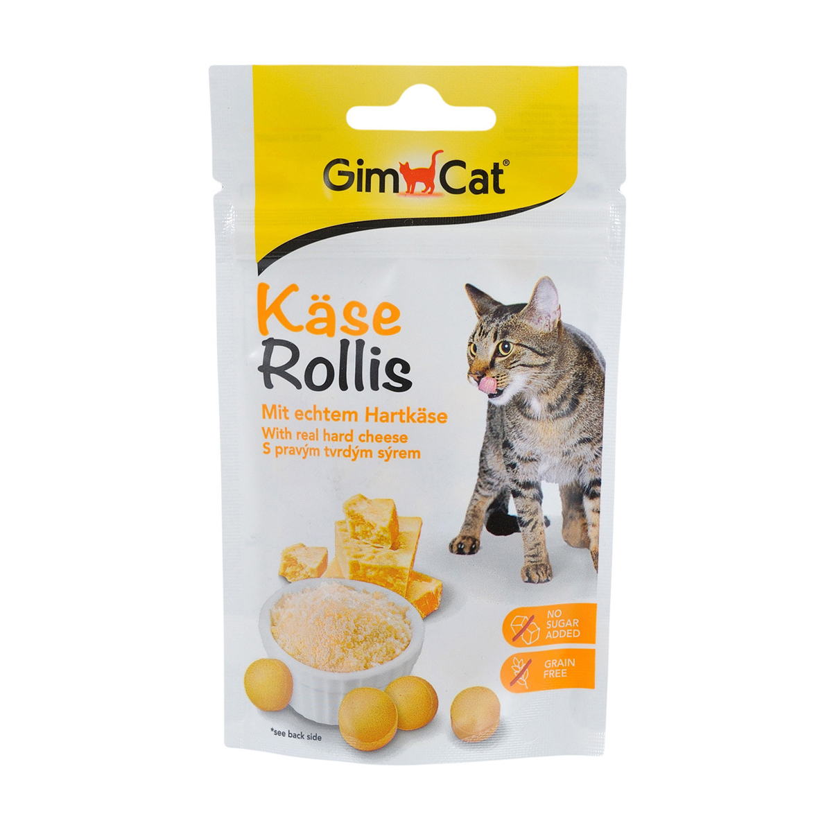 Ласощі для кішок GimCat Kase-Rollis з сиром, 40 г