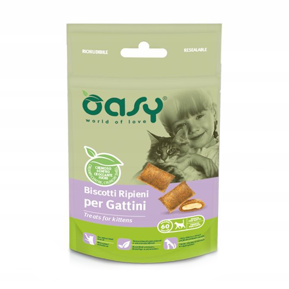Ласощі для кошенят Oasy Treats, 60 г