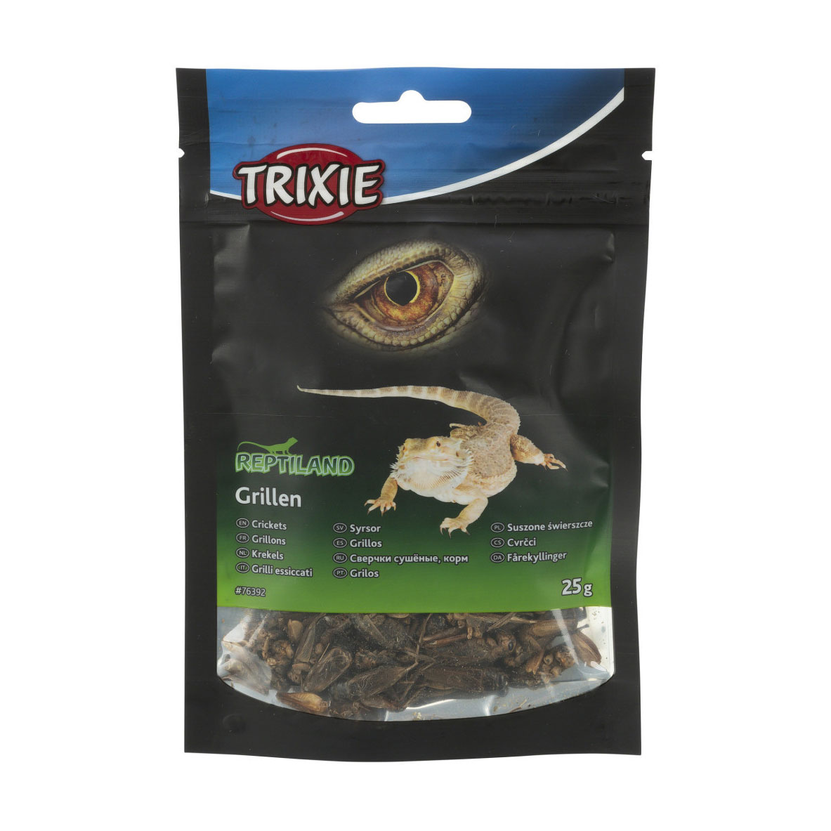 Ласощі для рептилій Trixie Цвіркуни сушені, 25 г