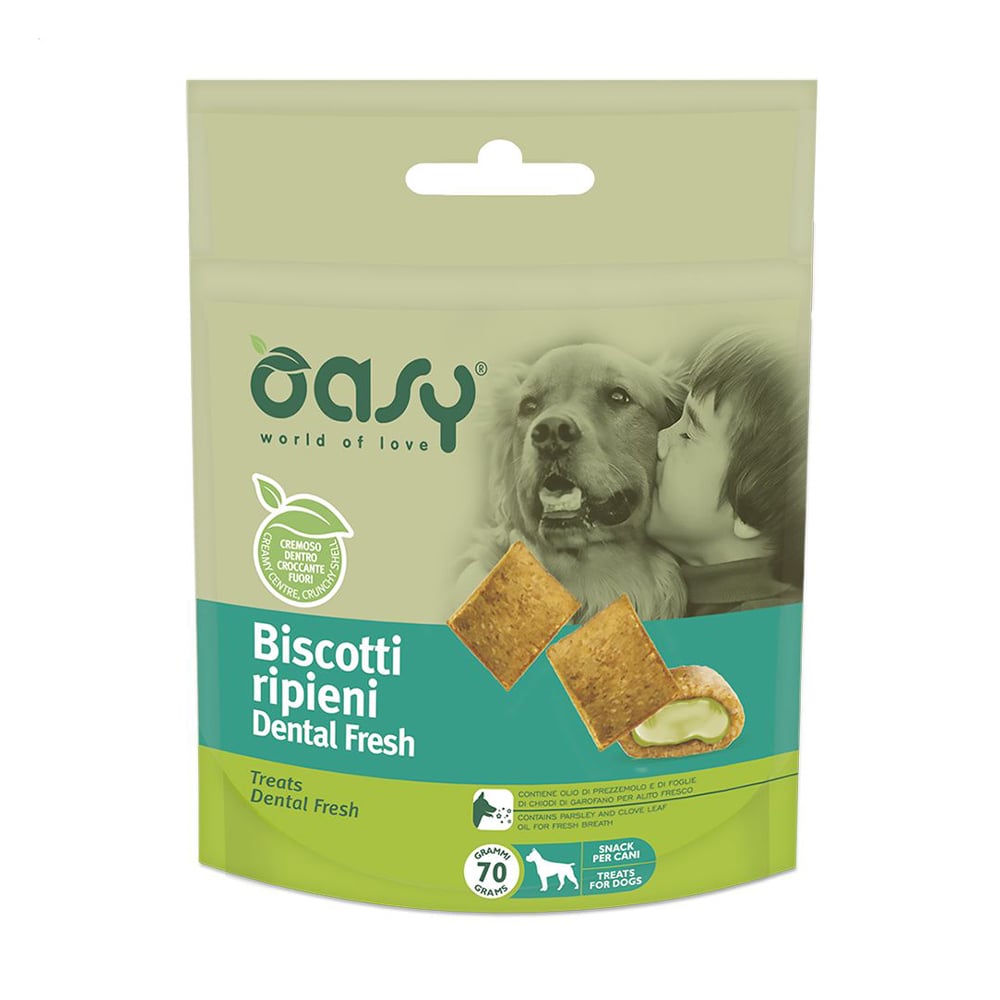 Ласощі для собак Oasy Treats With Treats Dental Fresh, 70 г