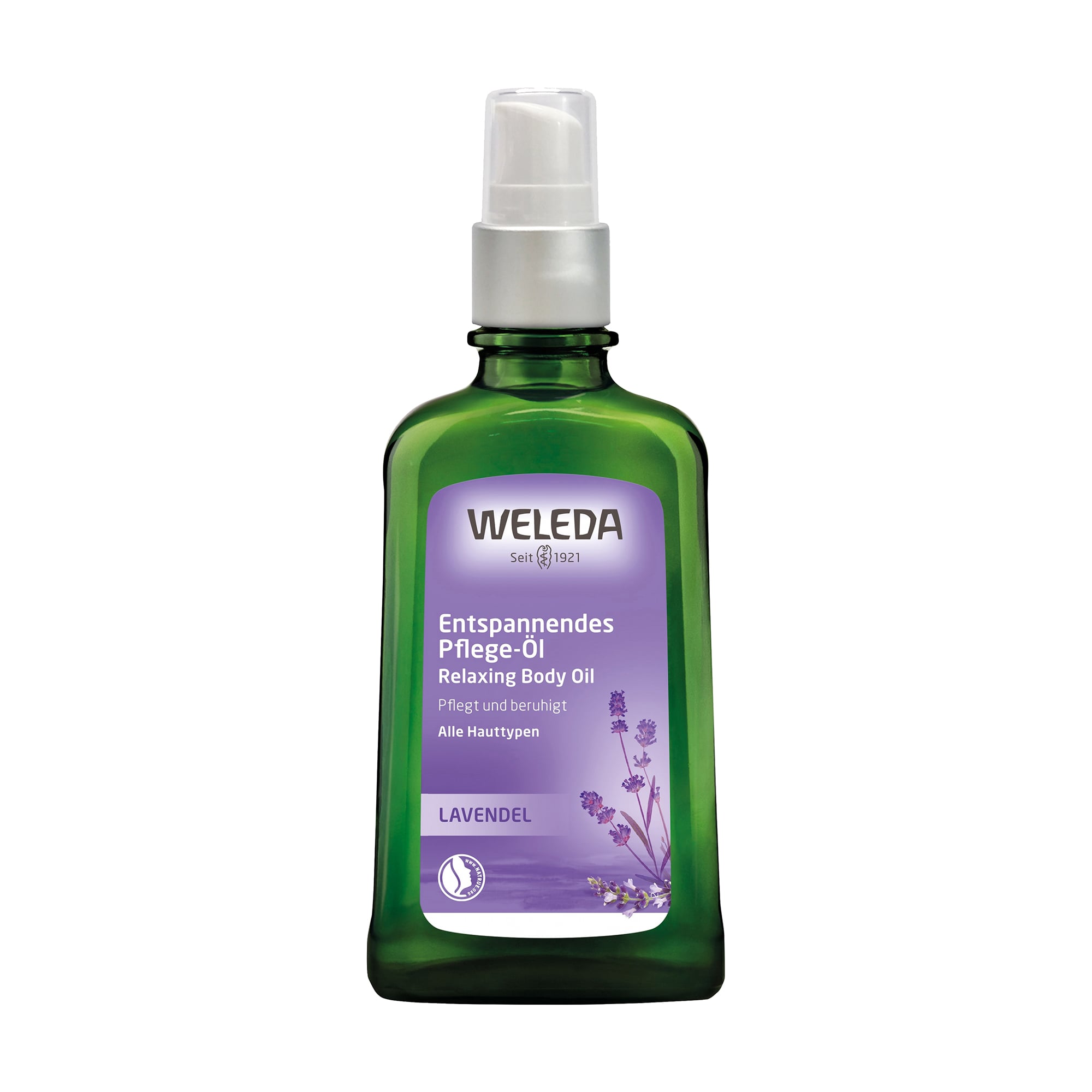 Лавандова розслаблювальна олія для тіла Weleda Lavender Relaxing Body Oil, 100 мл
