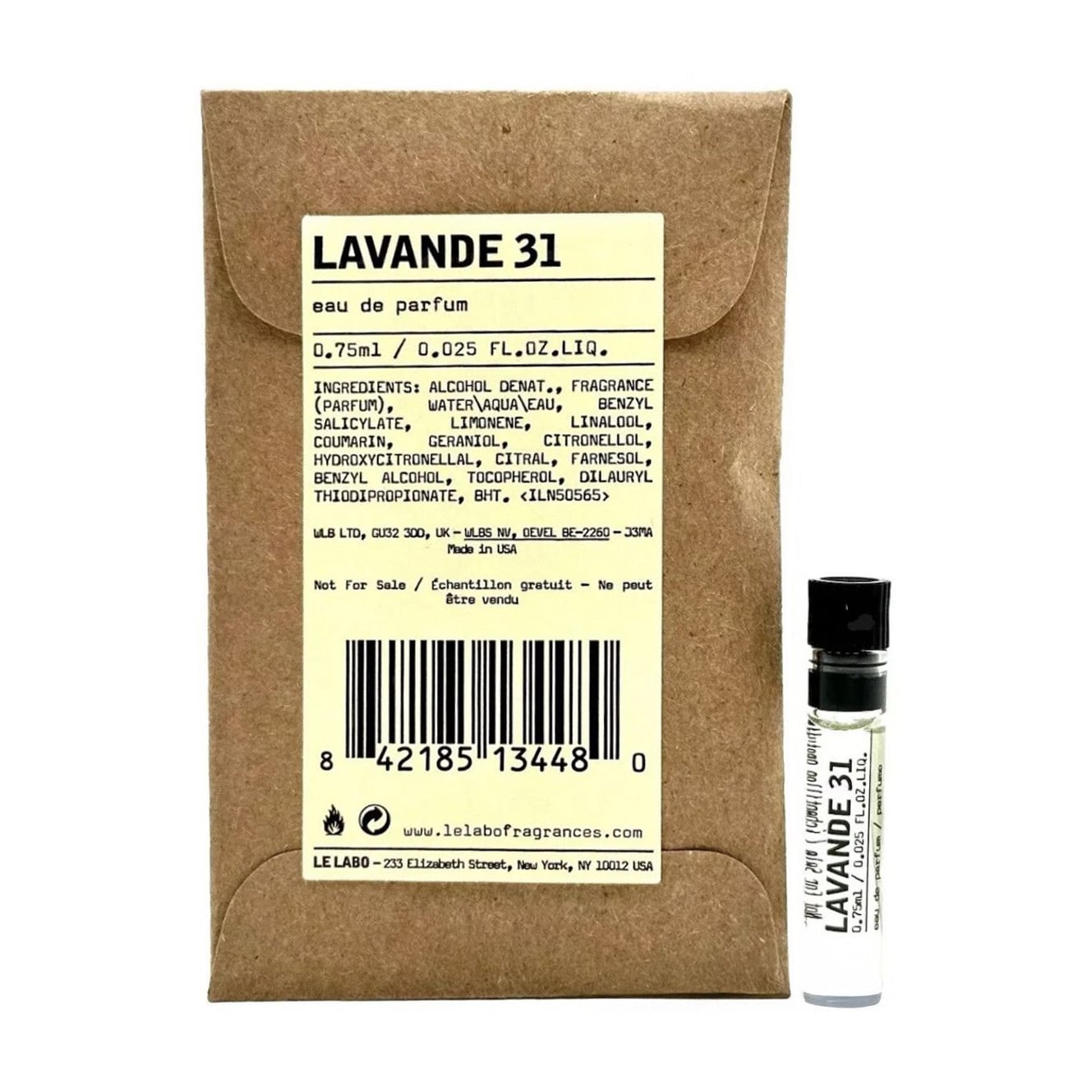 Le Labo Lavande 31 Парфумована вода унісекс, 0.75 мл (пробник)