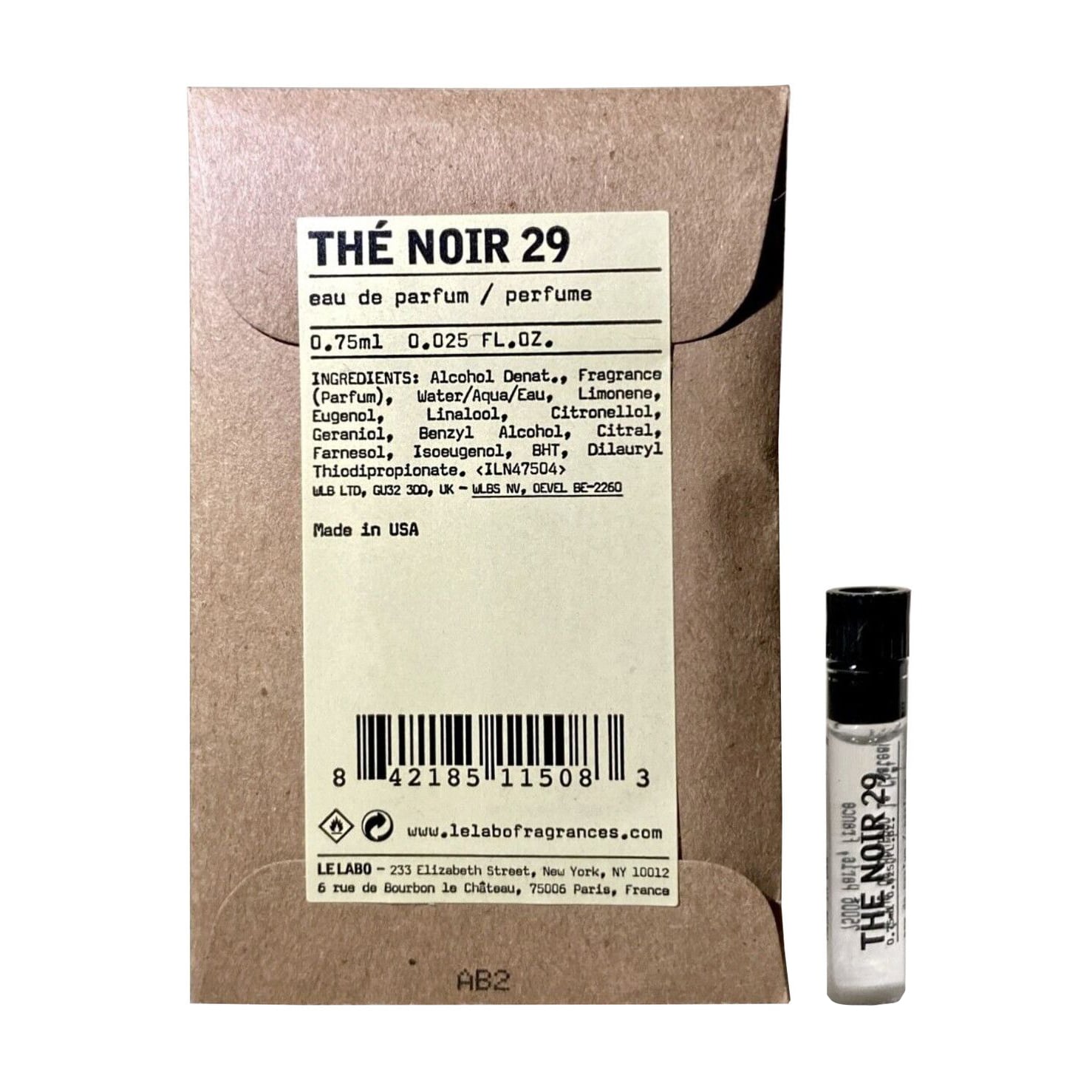Le Labo The Noir 29 Парфумована вода унісекс, 0.75 мл (пробник)