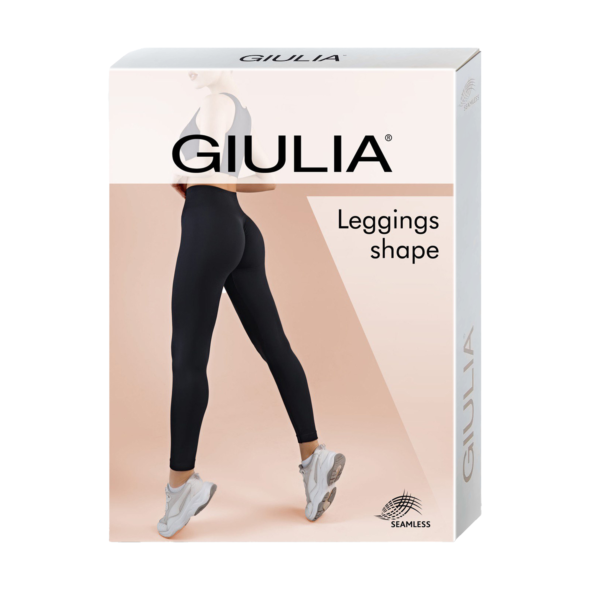 Легінси жіночі Giulia Leggings Shape з push-up ефектом та широким поясом, Poppy Seed, розмір S/M