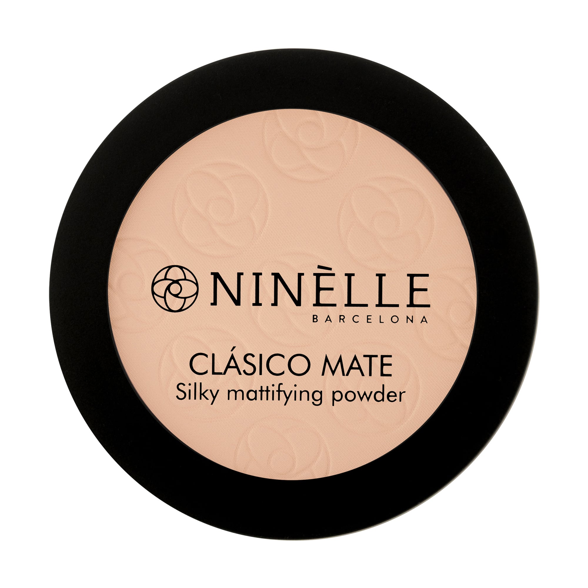 Легка матова компактна пудра для обличчя Ninelle Clasico Mate Silky Mattifying Powder 201, 8 г