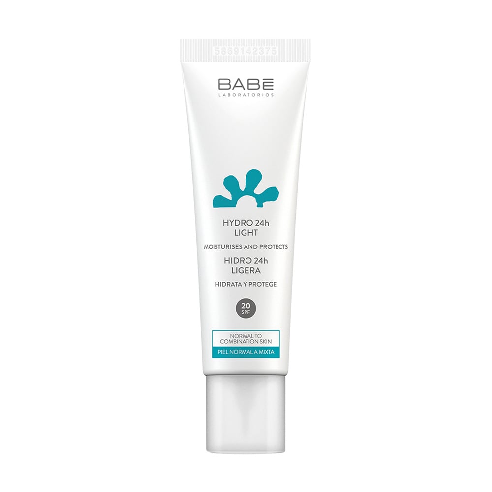 Легкий крем для обличчя BABE Laboratorios Facial 24 години зволоження та захист з SPF 20, 50 мл