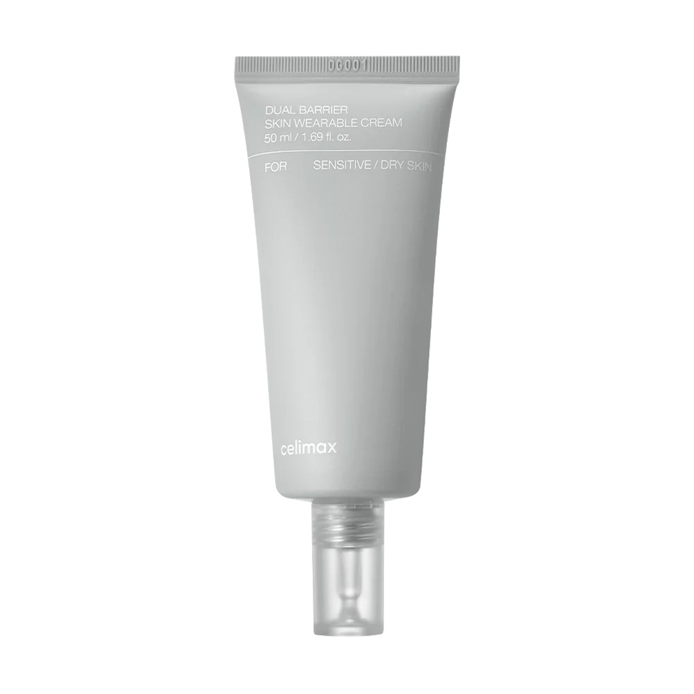 Легкий крем для обличчя Celimax Dual Barrier Skin Wearable Cream для чутливої та сухої шкіри, 50 мл