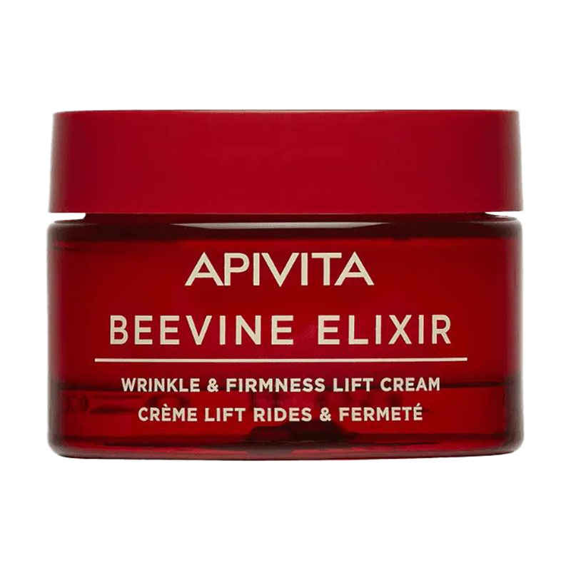 Легкий ліфтинг-крем для обличчя Apivita Beevine Elixir Wrinkle &amp; Firmness Lift Cream Light для боротьби зі зморщками та підвищення пружності, 50 мл