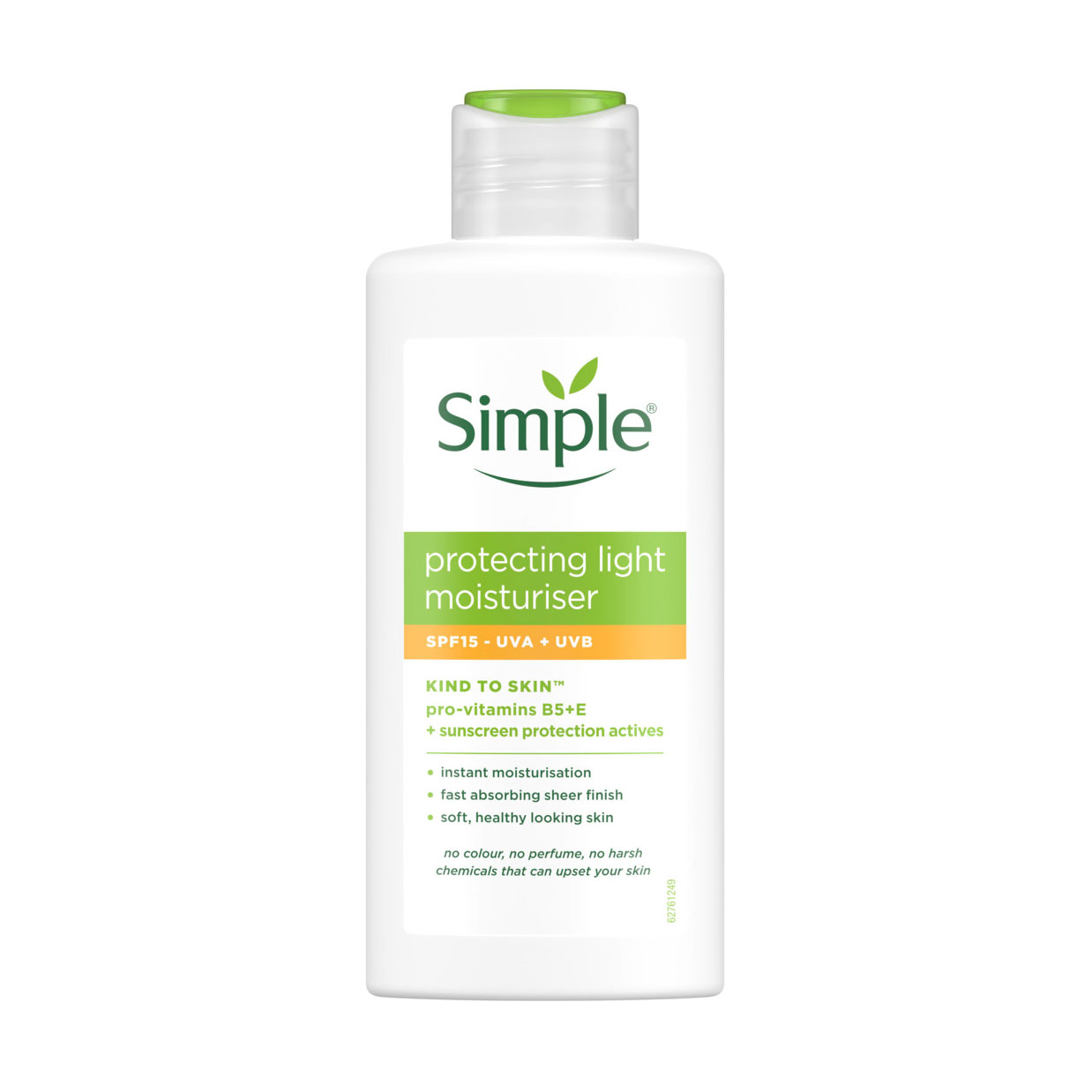 Легкий захисний крем для обличчя Simple Kind To Skin Protecting Light Moisturiser SPF 15, 125 мл