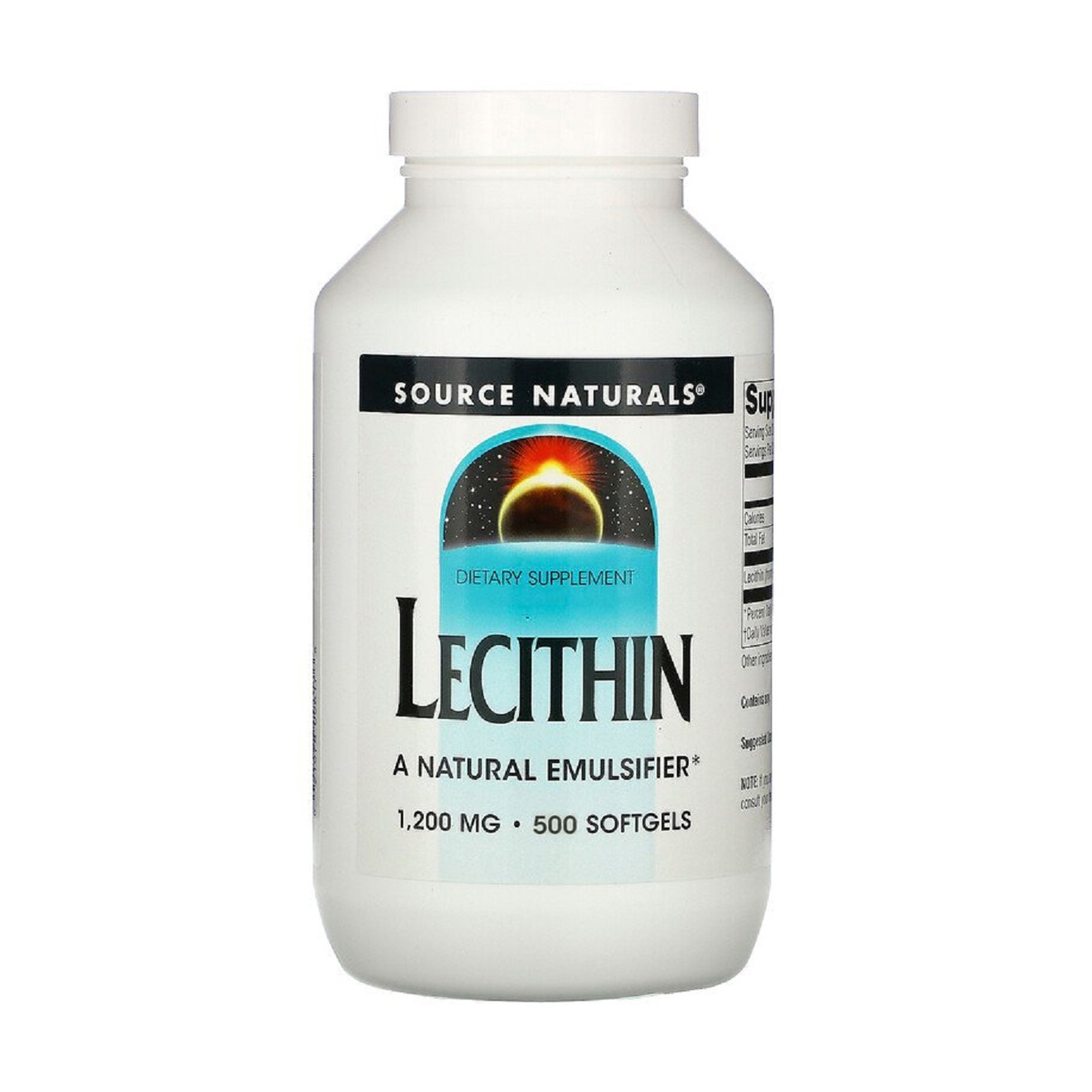 Лецитин Source Naturals Lecithin 1200 мг, 500 капсул
