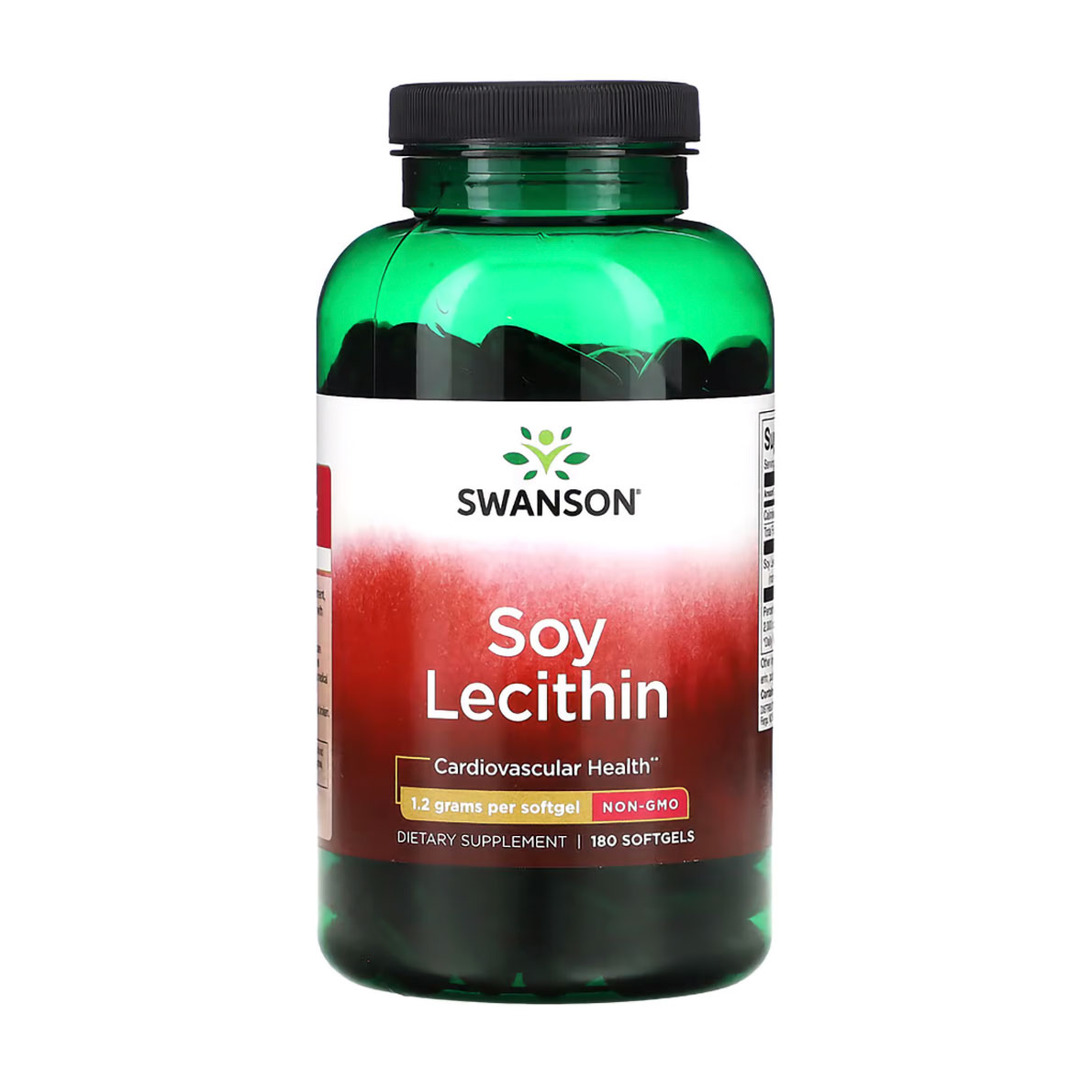 Лецитин Swanson Soy Lecithin 1200 мг, 180 капсул