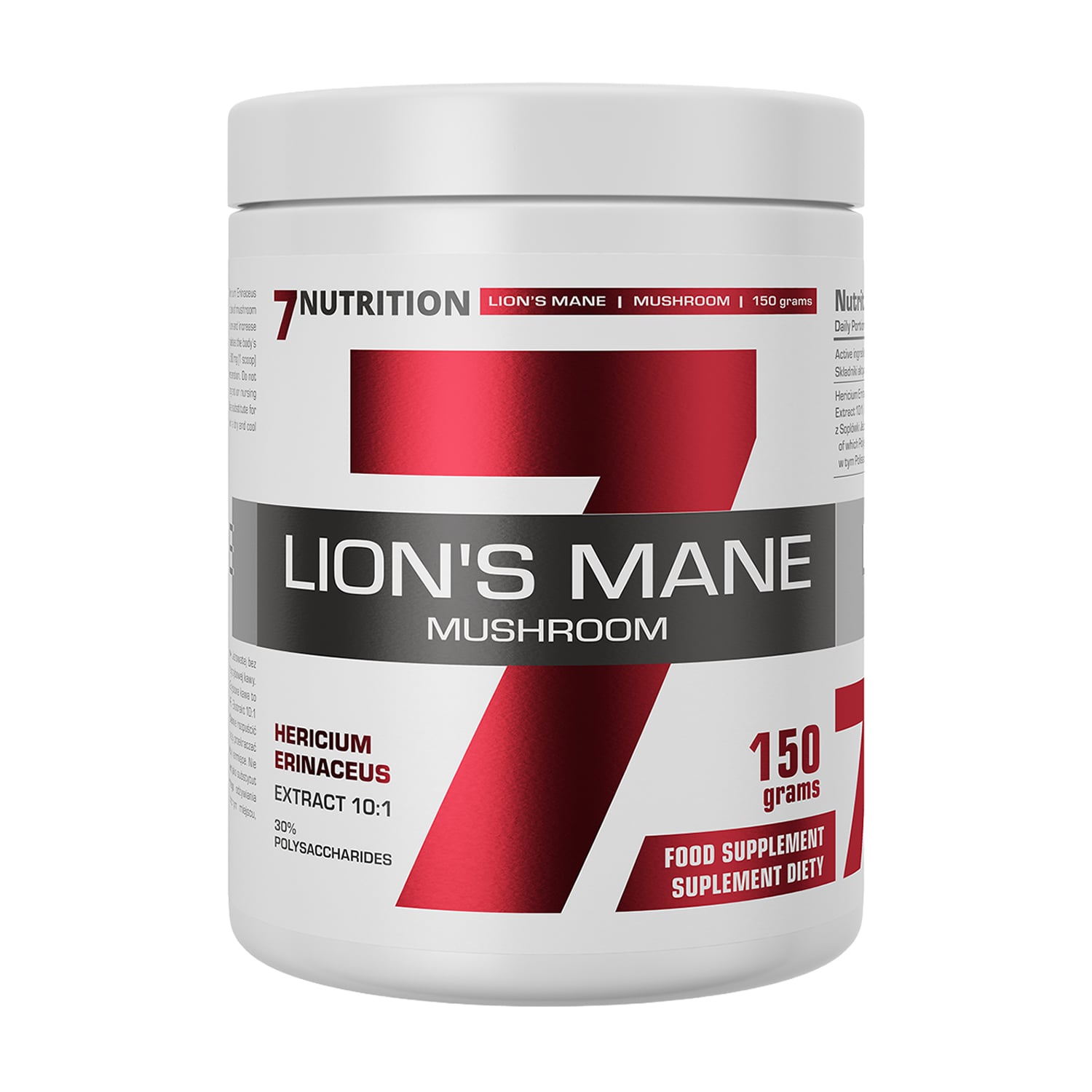 Левова грива 7Nutrition Lion's Mane Muchroom в порошку, 150 г