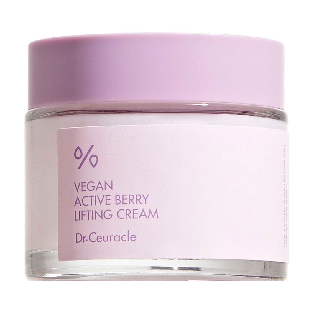 Ліфтинг крем-гель для обличчя Dr.Ceuracle Vegan Active Berry Lifting Cream з ресвератролом та екстрактом журавлини, 75 мл