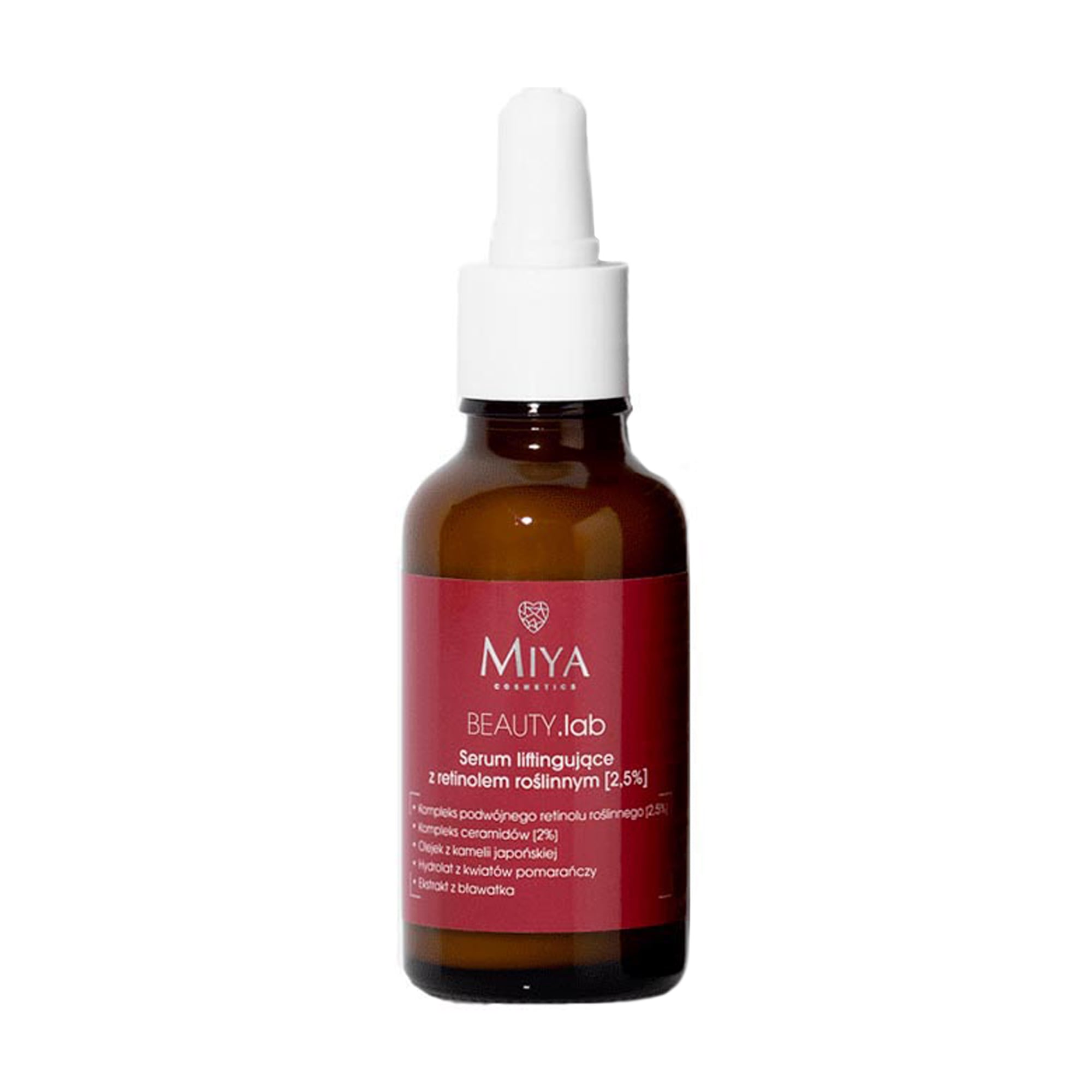 Ліфтинг-сироватка для обличчя Miya Cosmetics Beauty Lab Lifting Serum з рослинним ретинолом 2.5%, 30 мл