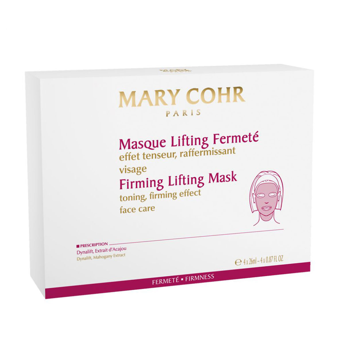 Ліфтингова маска для обличчя Mary Cohr Firming Lifting Mask, 4*26 мл