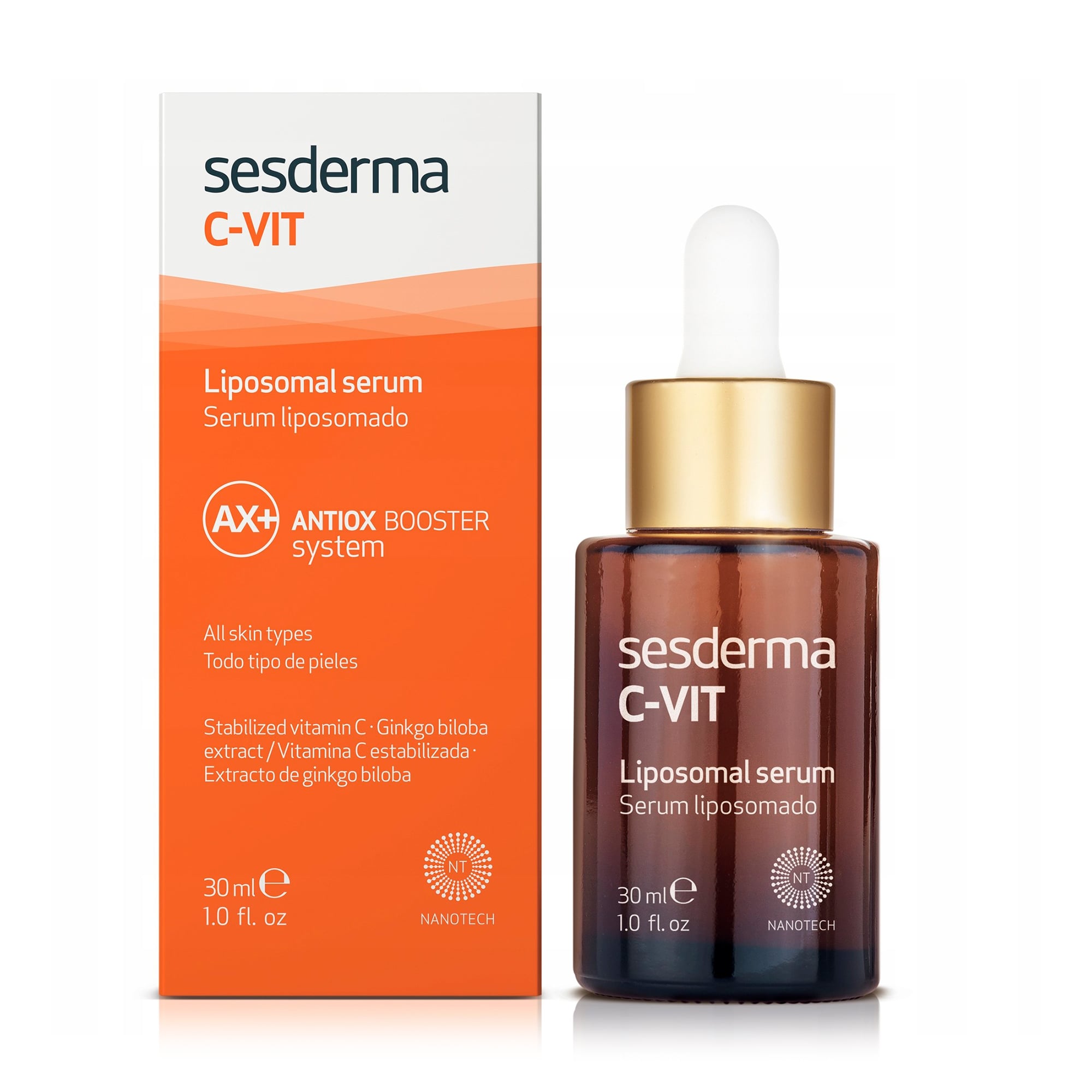 Ліпосомальна сироватка для обличчя Sesderma С-Vit Liposomal Serum для всіх типів шкіри, 30 мл