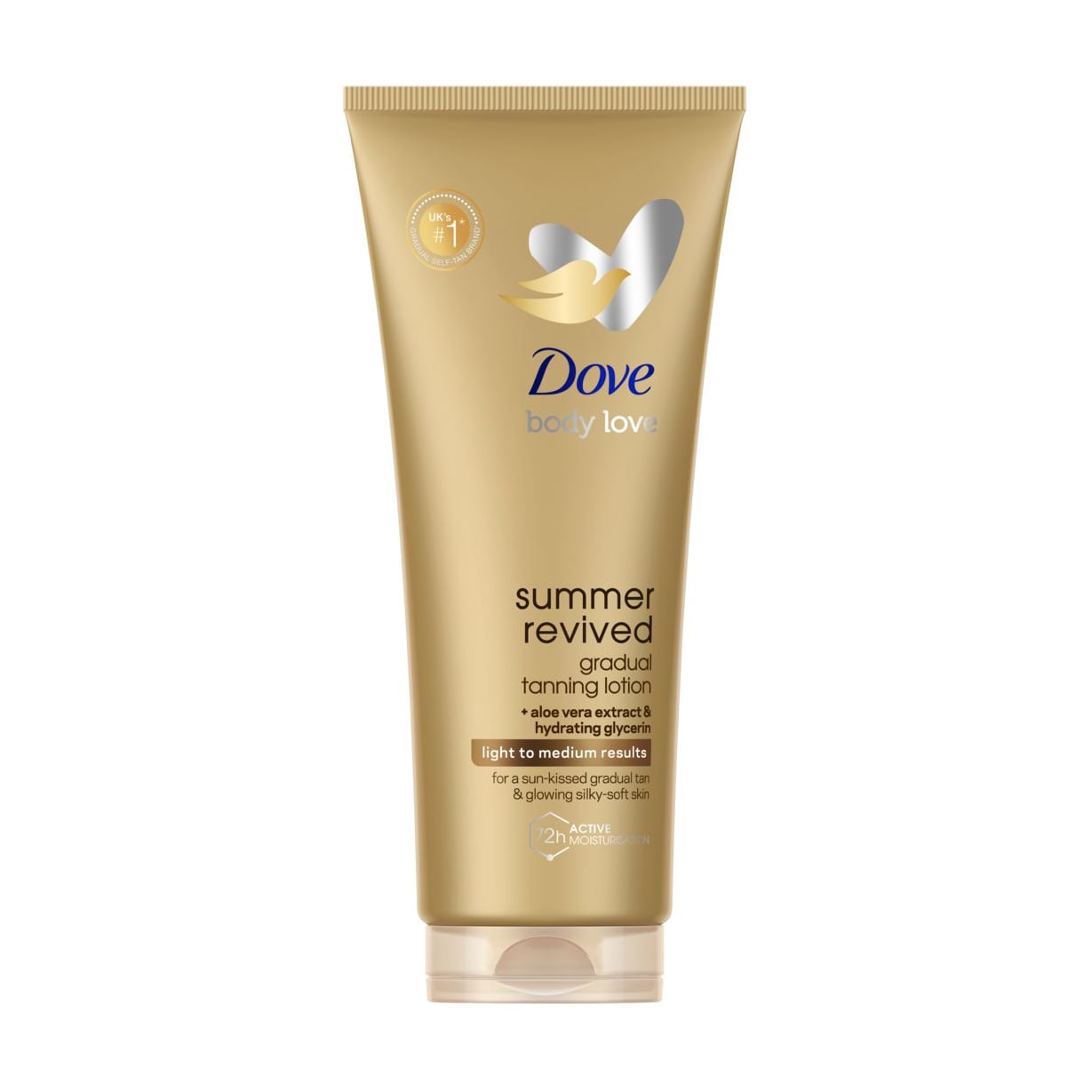 Лосьон-автозасмага для тіла Dove Summer Revived Self-Tanning Body Lotion Fair to Medium, від світлого до середнього, 200 мл