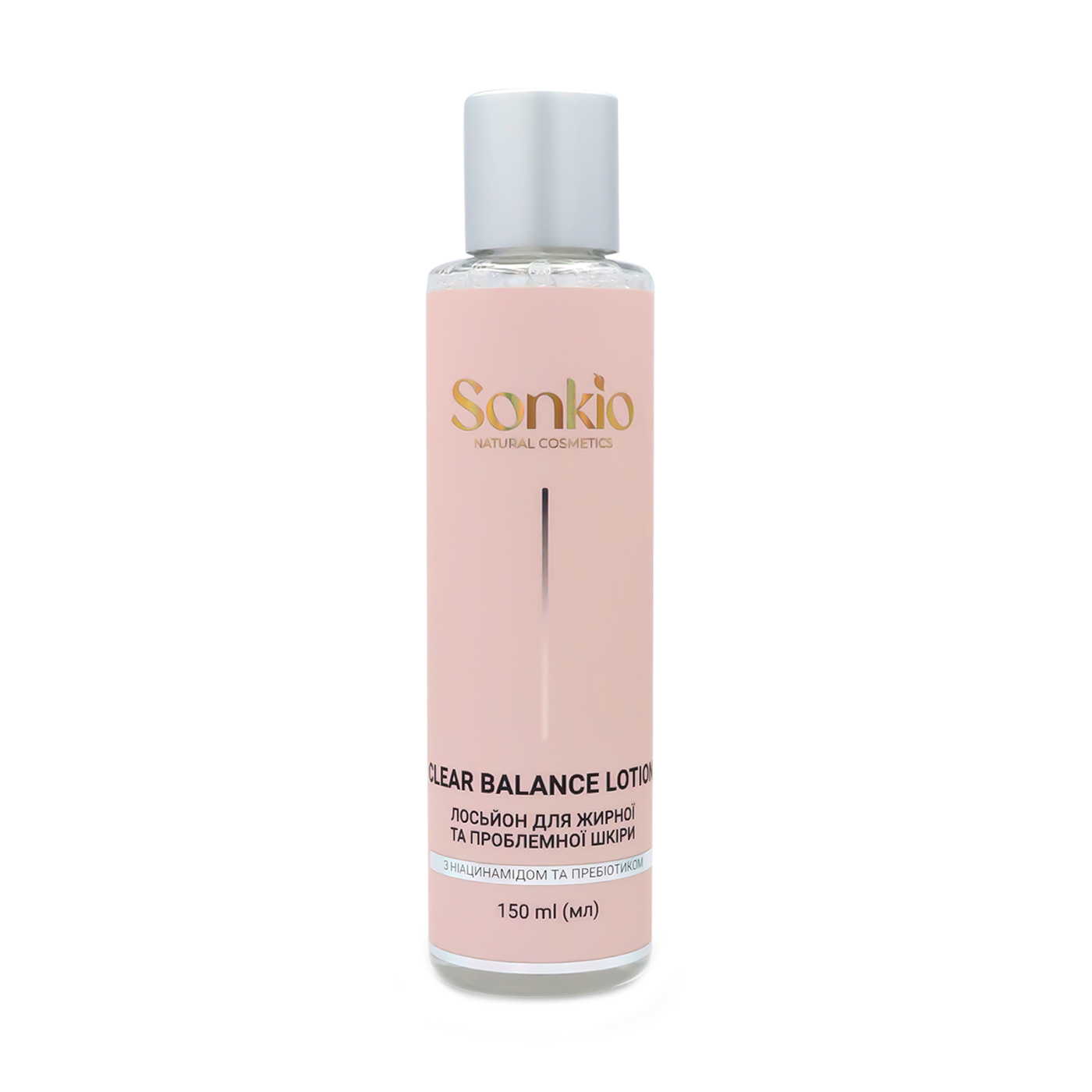 Лосьйон для обличчя Sonkio Clear Balance Lotion для жирної та проблемної шкіри, з ніацинамідом та пребіотиком, 150 мл