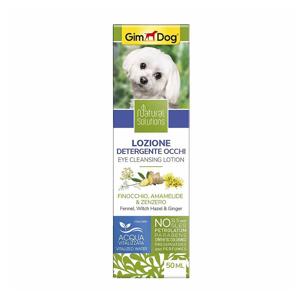 Лосьйон для очищення очей GimDog Natural Solutions для собак, 50 мл