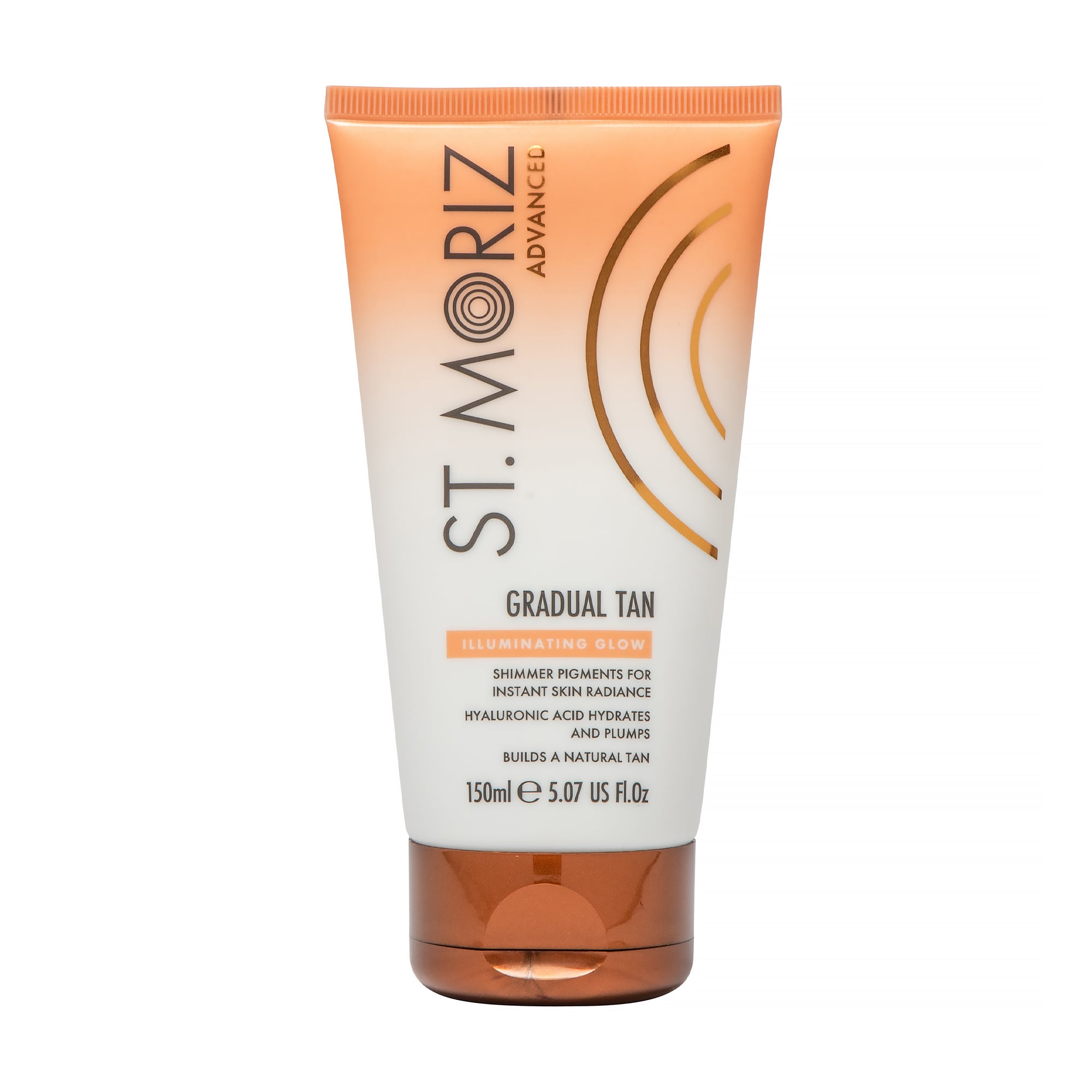 Лосьйон для поступового прояву автозасмаги St. Moriz Advanced Illuminating Glow Gradual Tan Lotion з шимером, 150 мл