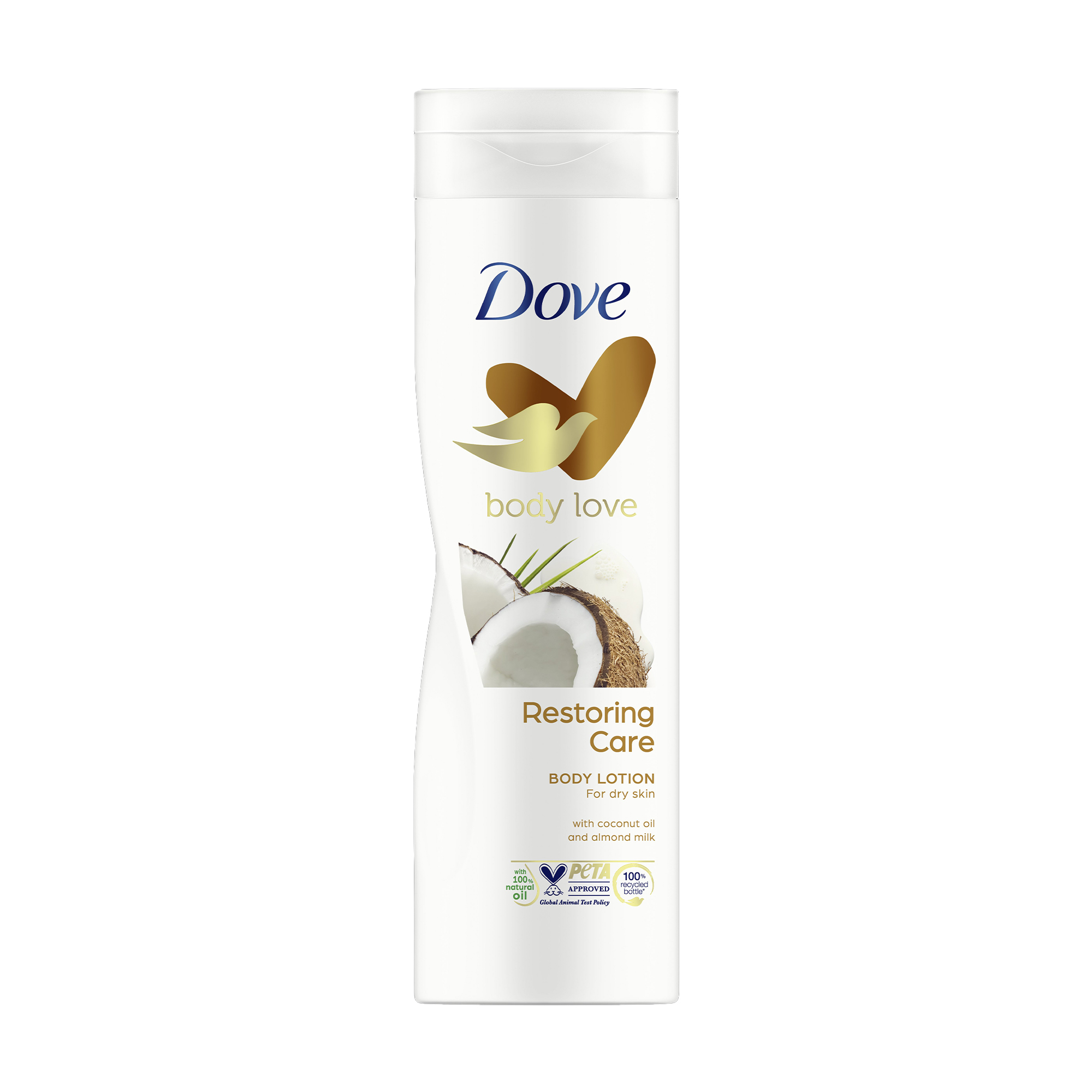 Лосьйон для тіла Dove Nourishing Secrets Відновлювальний з кокосовою олією та мигдальним молочком, 250 мл