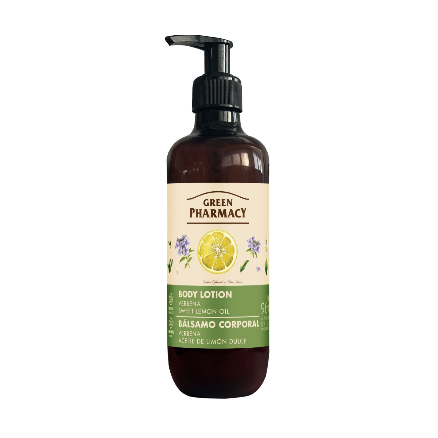 Лосьйон для тіла Green Pharmacy Body Lotion Вербена та олія солодкого лимону, 400 мл