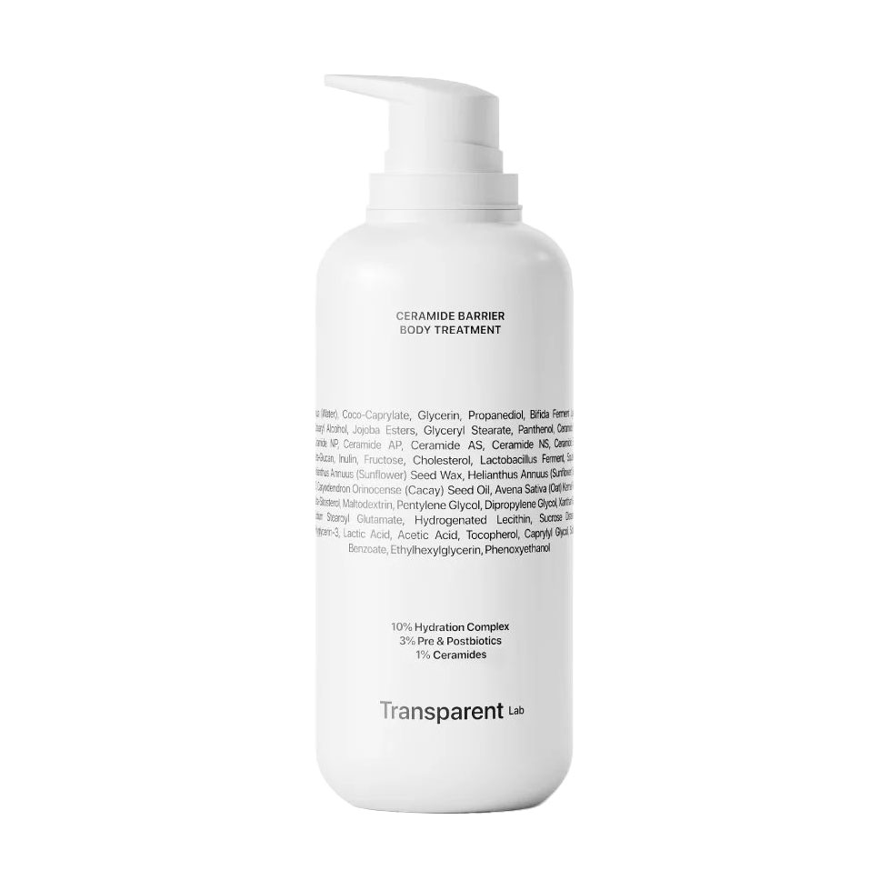 Лосьйон для тіла Transparent Lab Ceramide Barrier Body Treatment, 400 мл