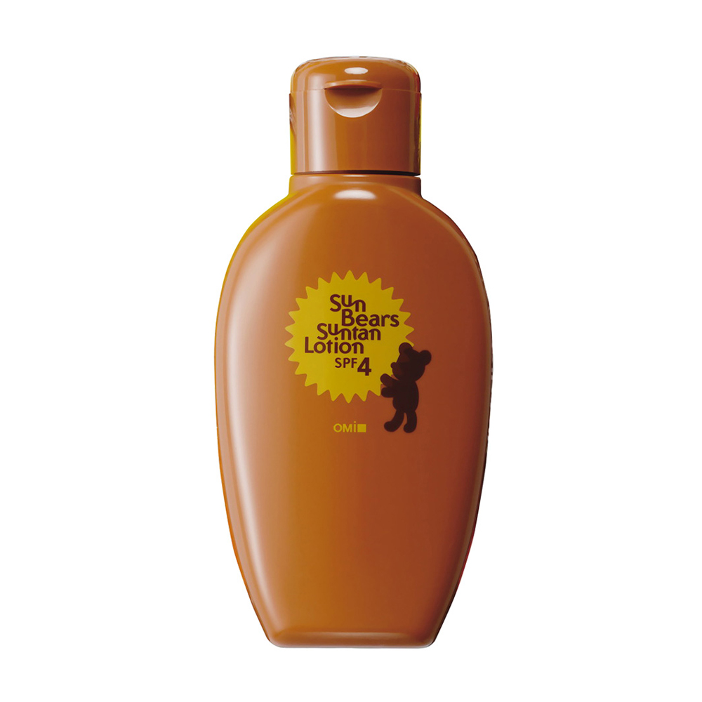 Лосьйон для засмаги Omi Brotherhood Menturm Sun Bears Suntan Lotion SPF 4, 100 г