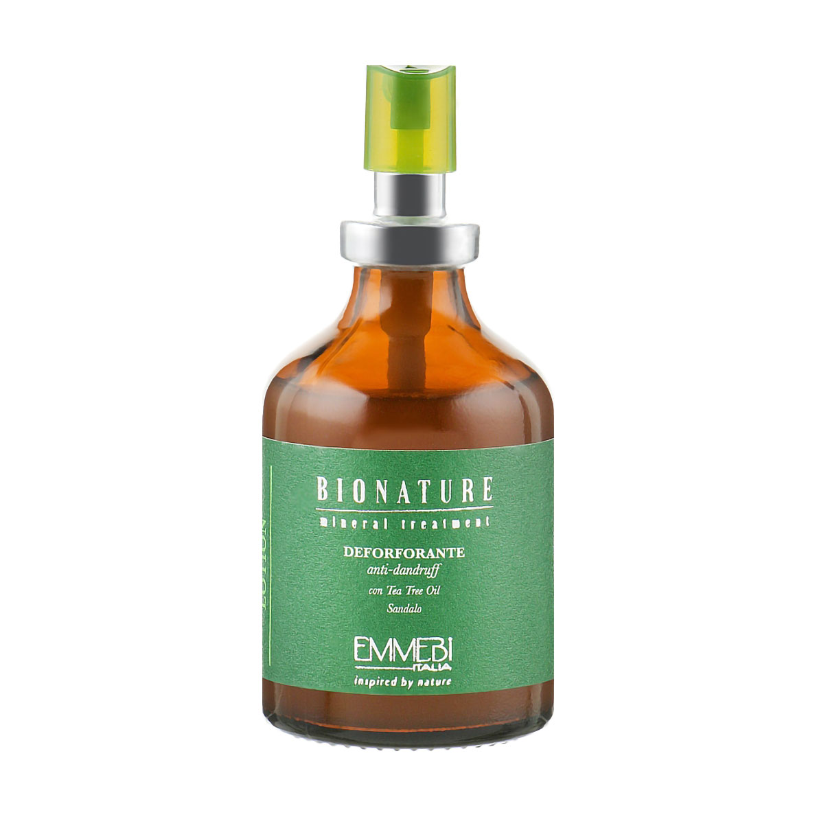 Лосьйон Emmebi Italia BioNature Mineral Treatment Anti-Dandruff Lotion проти лупи, з олією чайного дерева, 50 мл