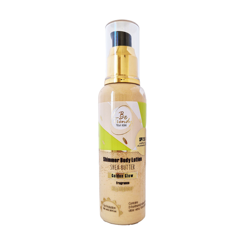 Лосьйон-шимер для тіла Be Trendy Highlighter Golden Glow, SPF 25, 100 мл