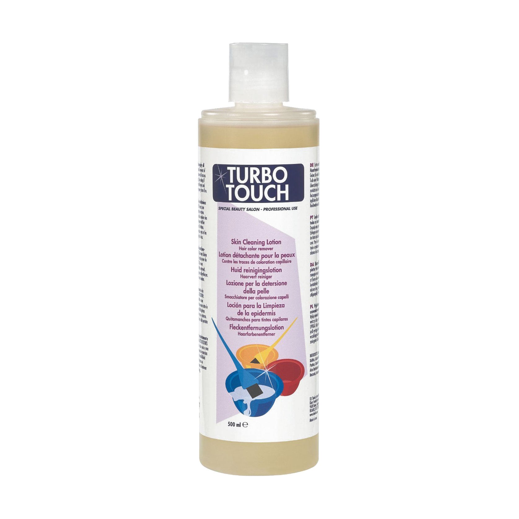 Лосьйон-змивка фарби зі шкіри голови Sibel Turbo Touch Skin Cleaning Lotion, 500 мл