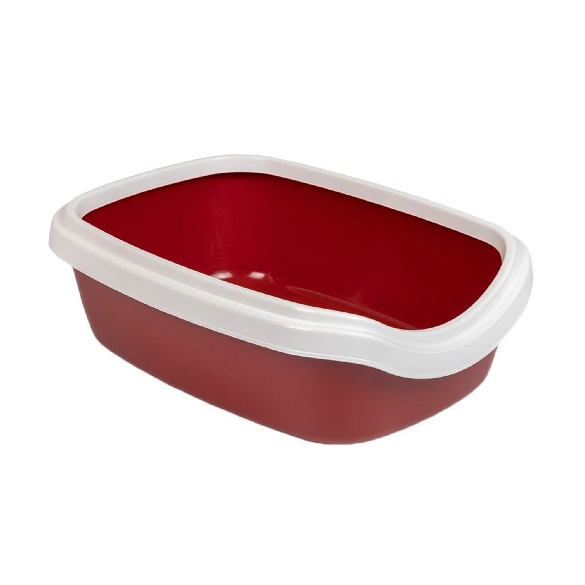 Лоток для кішок Природа Comfort M бордовий, 41*30*13.5 см, 1 шт