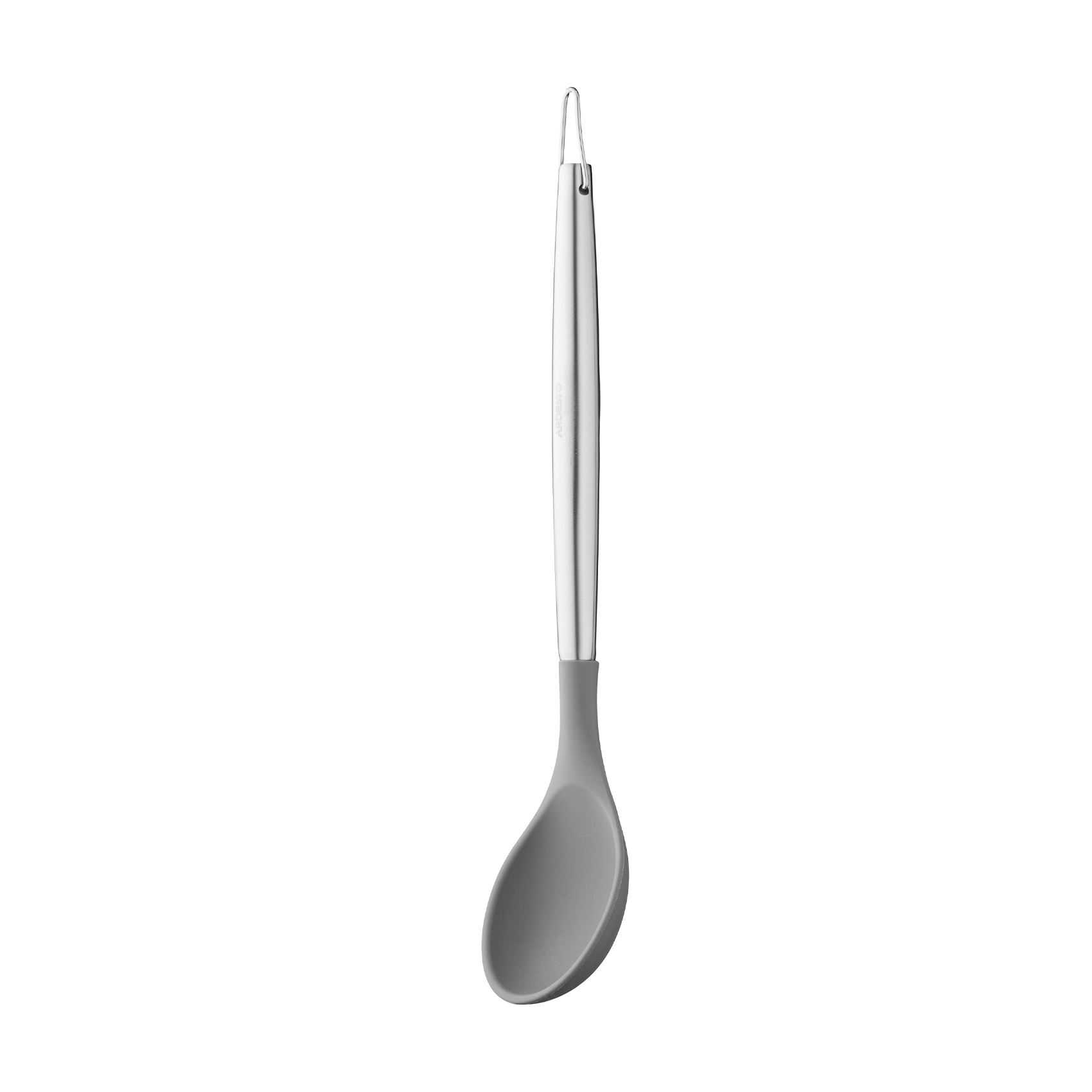 Ложка Ardesto Gemini сіра, 34.5 см (AR44503G)