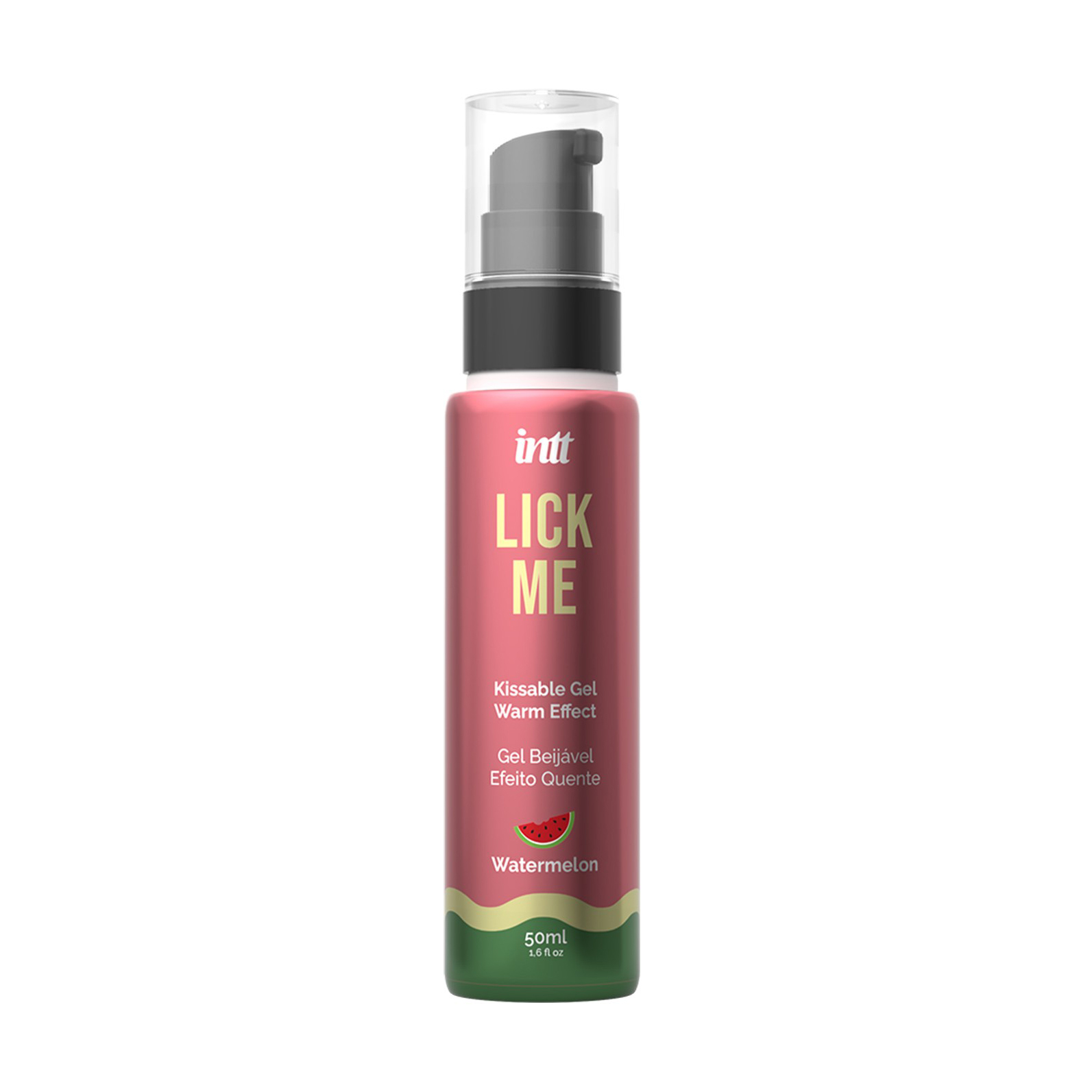 Лубрикант intt Lick Me Kissable Gel Warm Effect зі смаком кавуна, 50 мл