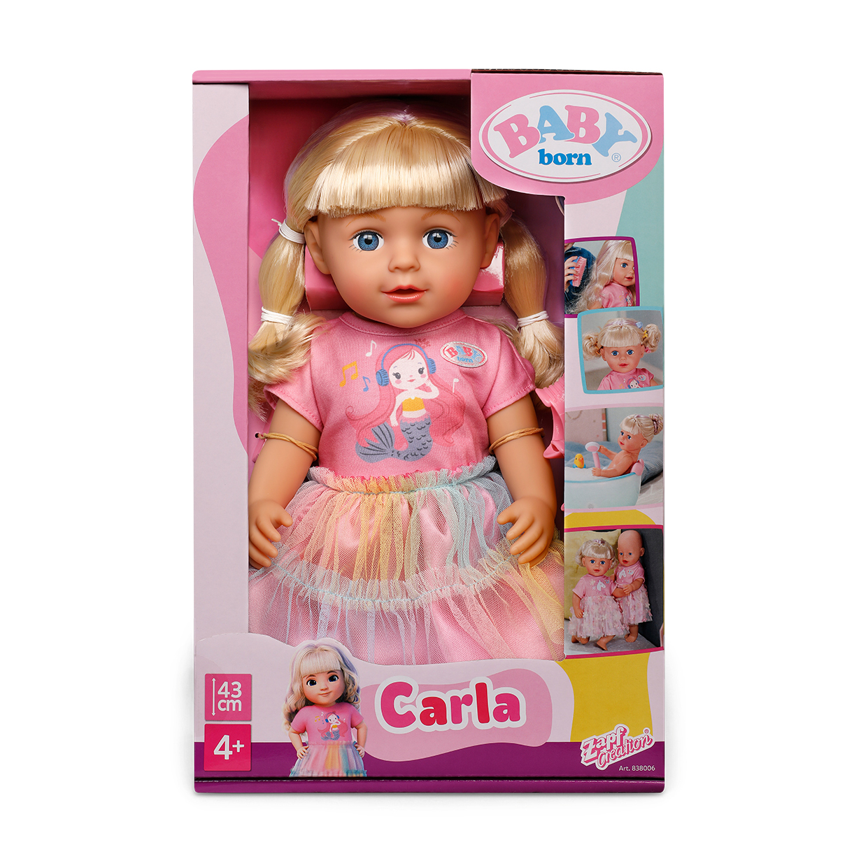 Лялька BABY born Чарівна Карла, від 4 років, 43 см (838006)