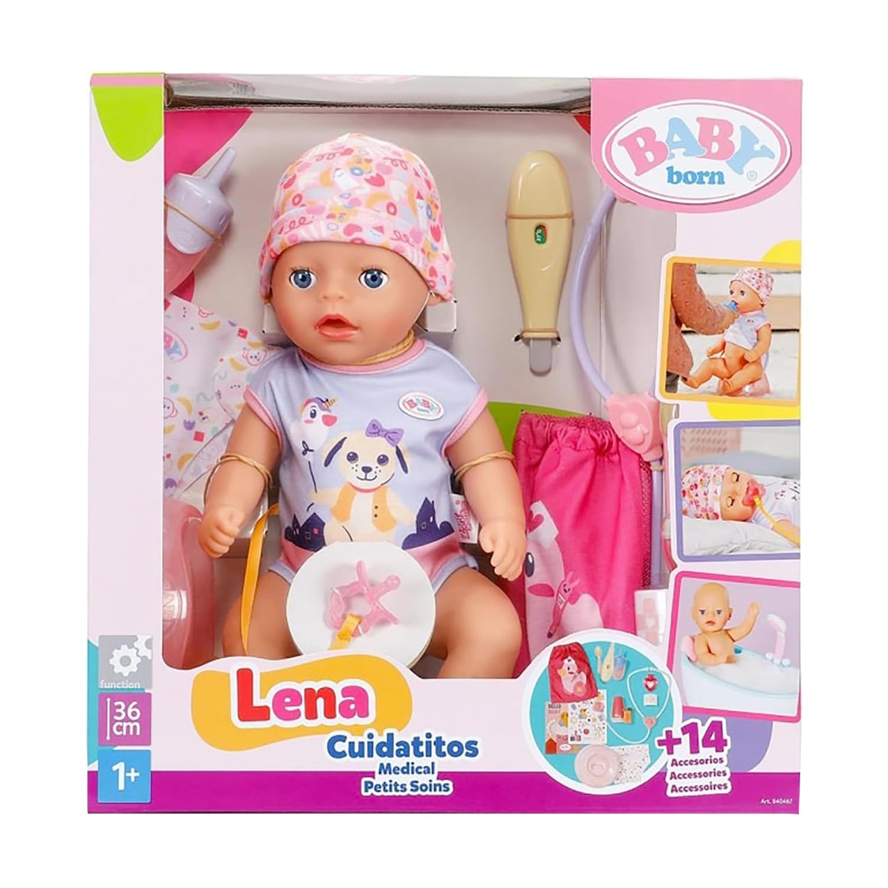 Лялька BABY born Lena Cuidatitos, 36 см, від 1 року (840467)
