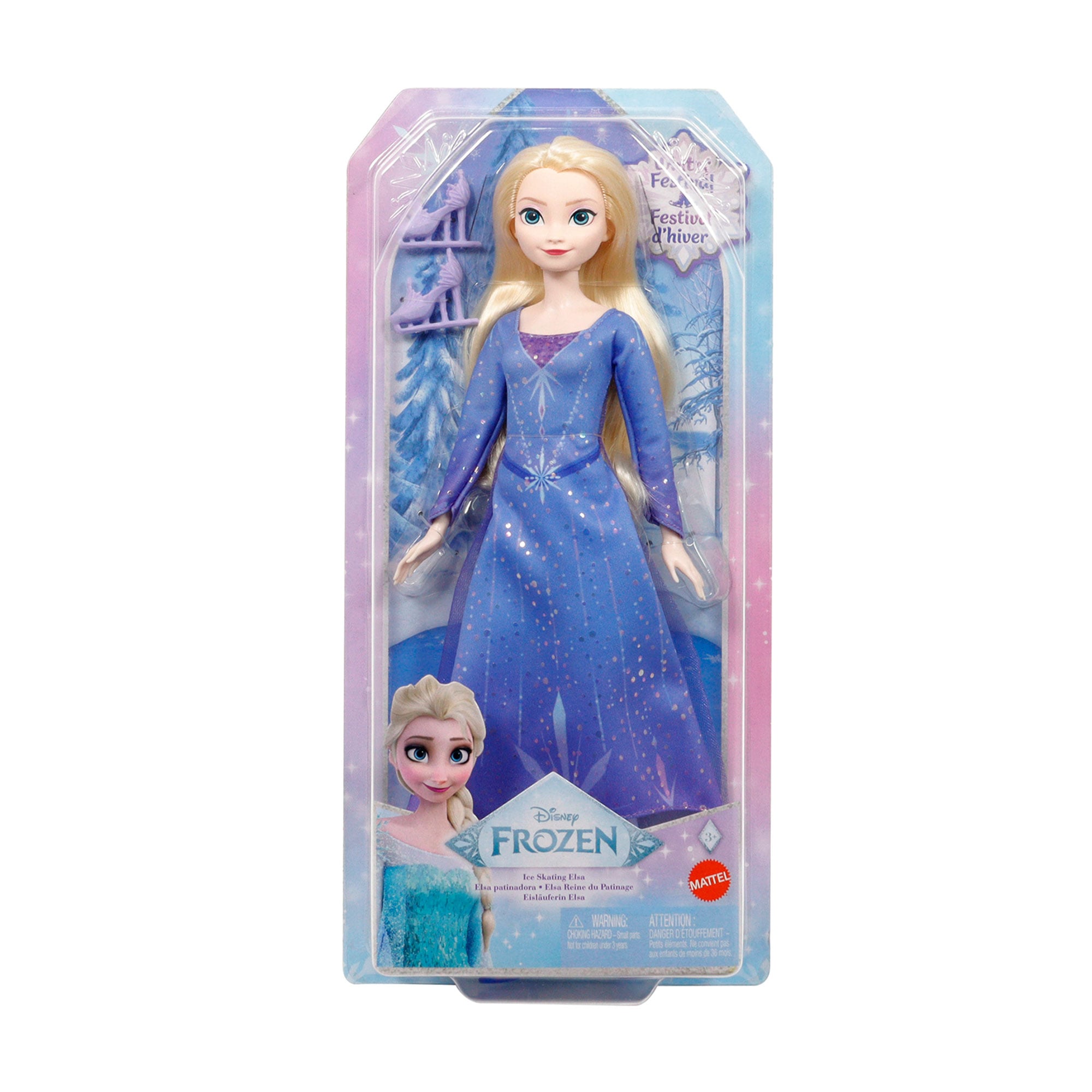 Лялька-принцеса Disney Frozen Катання на ковзанах Ельза, від 3 років (JBG53)