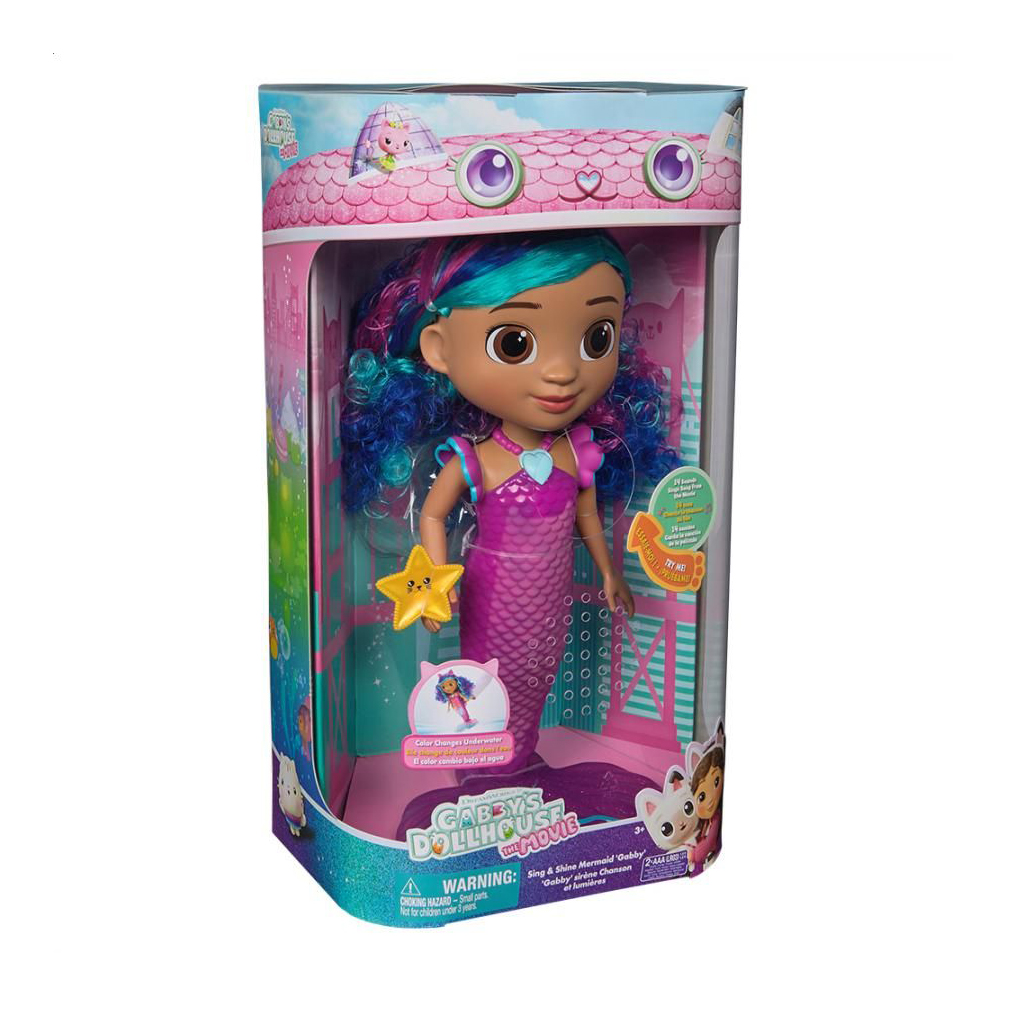 Лялька Spin Master Gabbys Doll House The Movie: Русалонька Габбі Співай та сяй, від 3 років (SM36234/6074338)