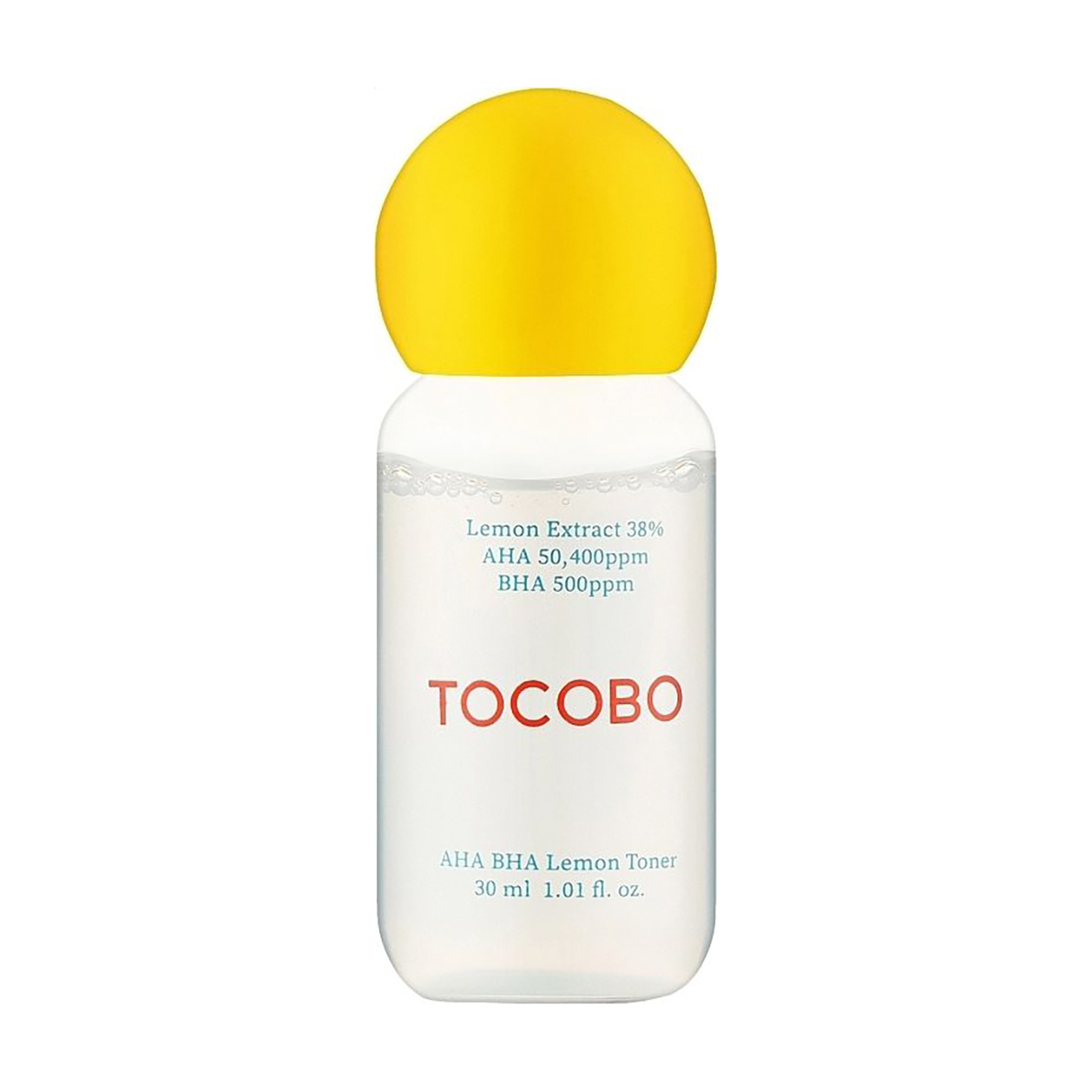 Лимонний тонер для обличчя Tocobo AHA BHA Lemon Toner з AHA та BHA кислотами та вітаміном С, 30 мл