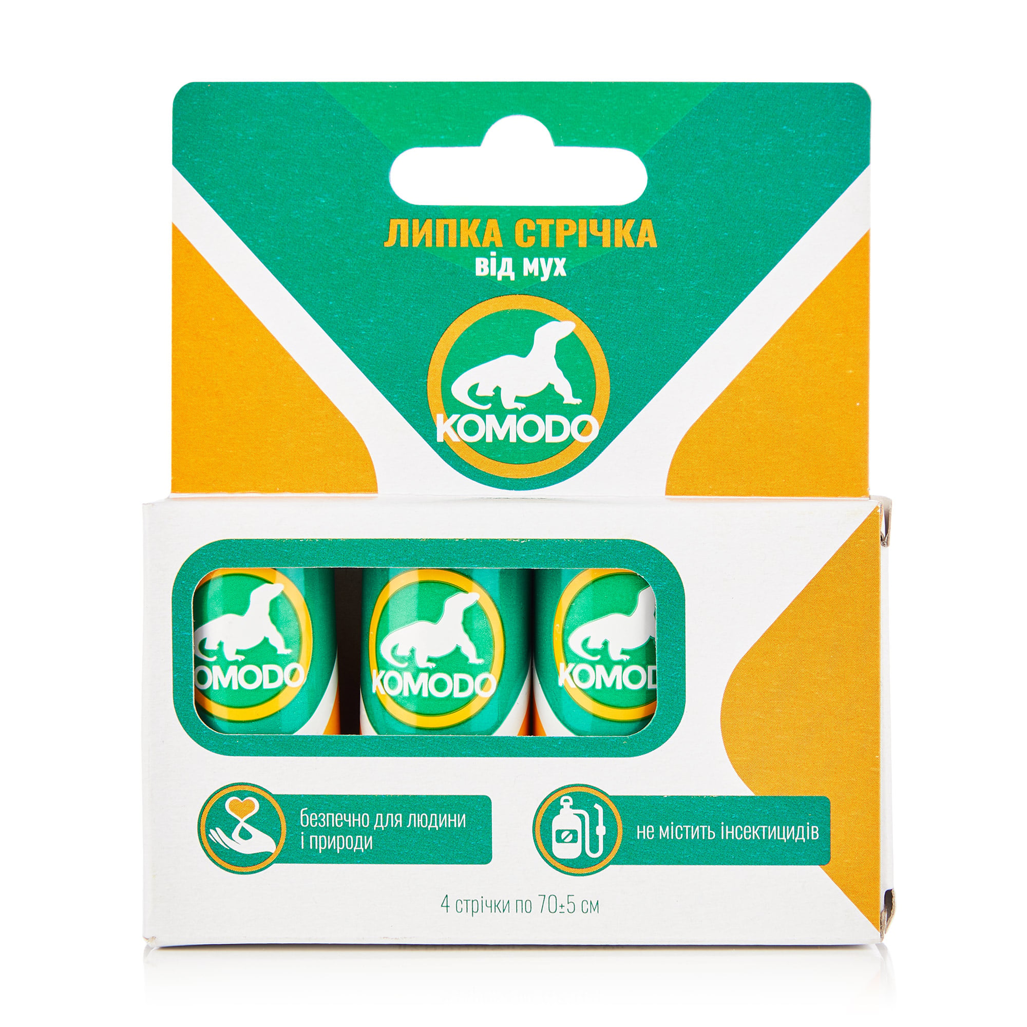 Липка стрічка від мух Komodo, 4 шт