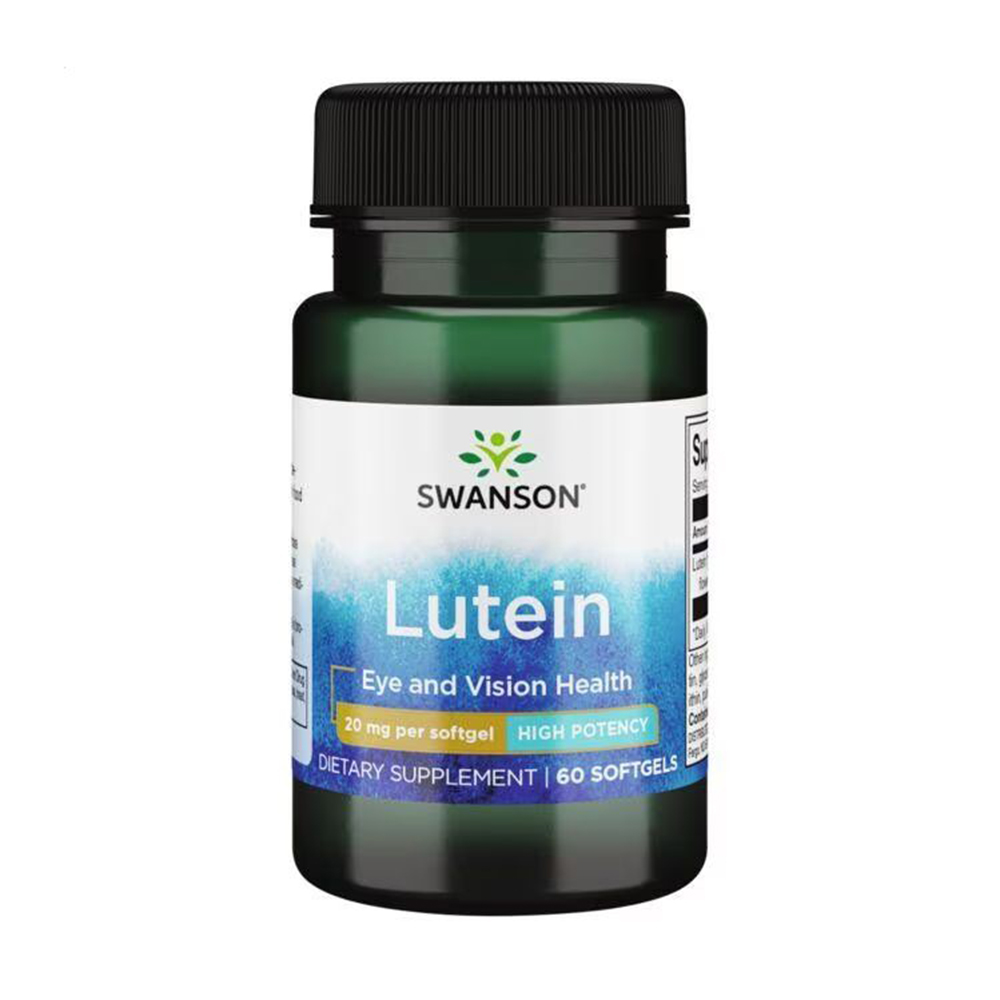 Лютеїн Swanson Lutein 20 мг, 60 капсул