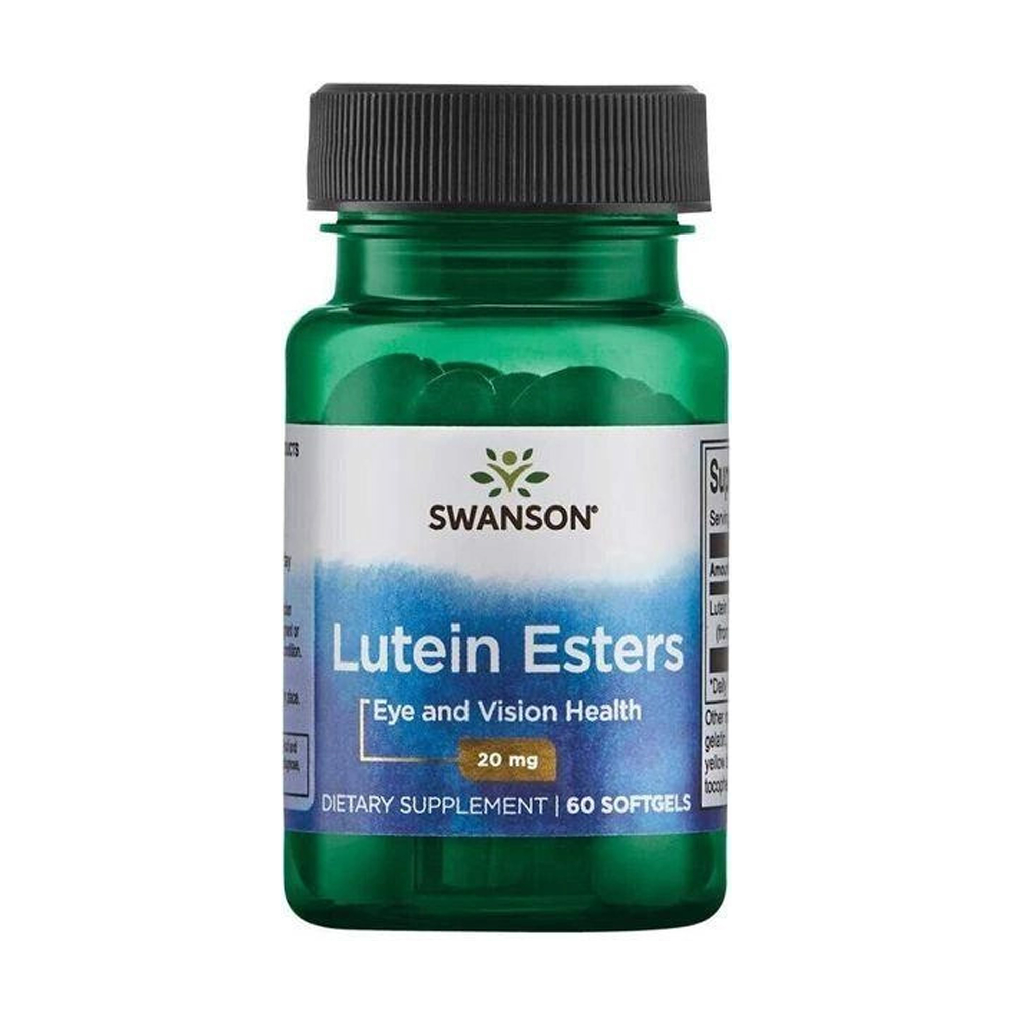 Лютеїн Swanson Lutein Esters 20 мг, 60 гелевих капсул