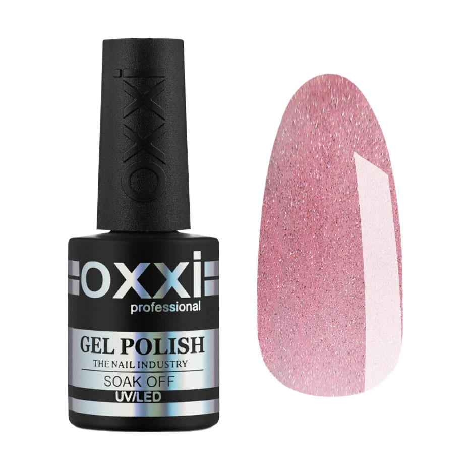 Магнітний гель-лак для нігтів Oxxi Professional Crystal Cat Gel Polish 02, 10 мл