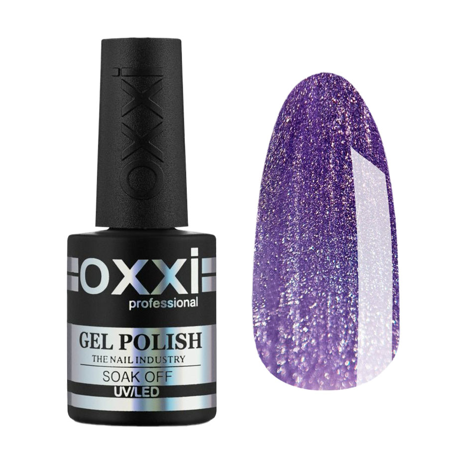 Магнітний гель-лак для нігтів Oxxi Professional Crystal Cat Gel Polish 06, 10 мл